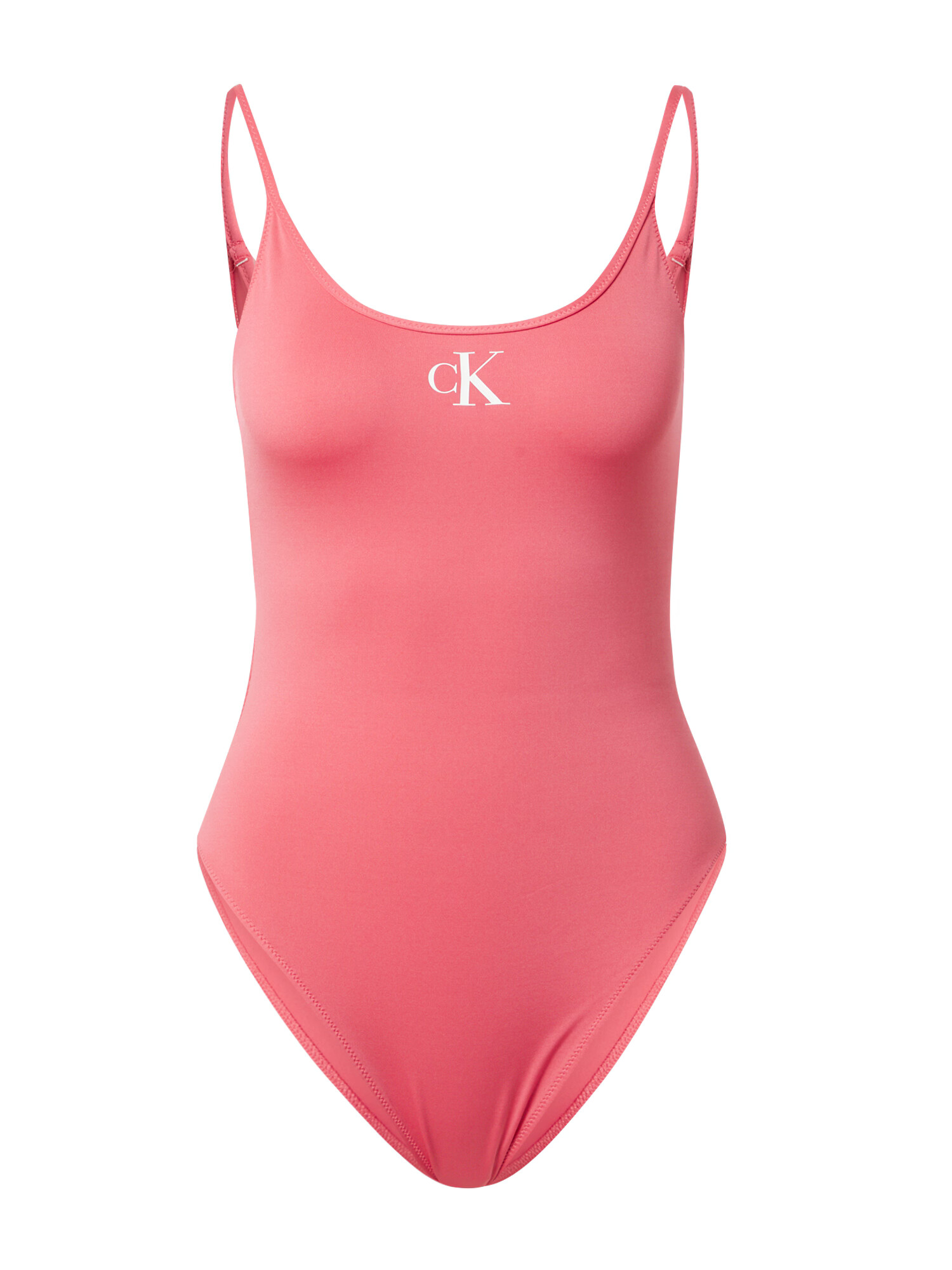 Calvin Klein Swimwear Costum de baie întreg roz / alb - Pled.ro