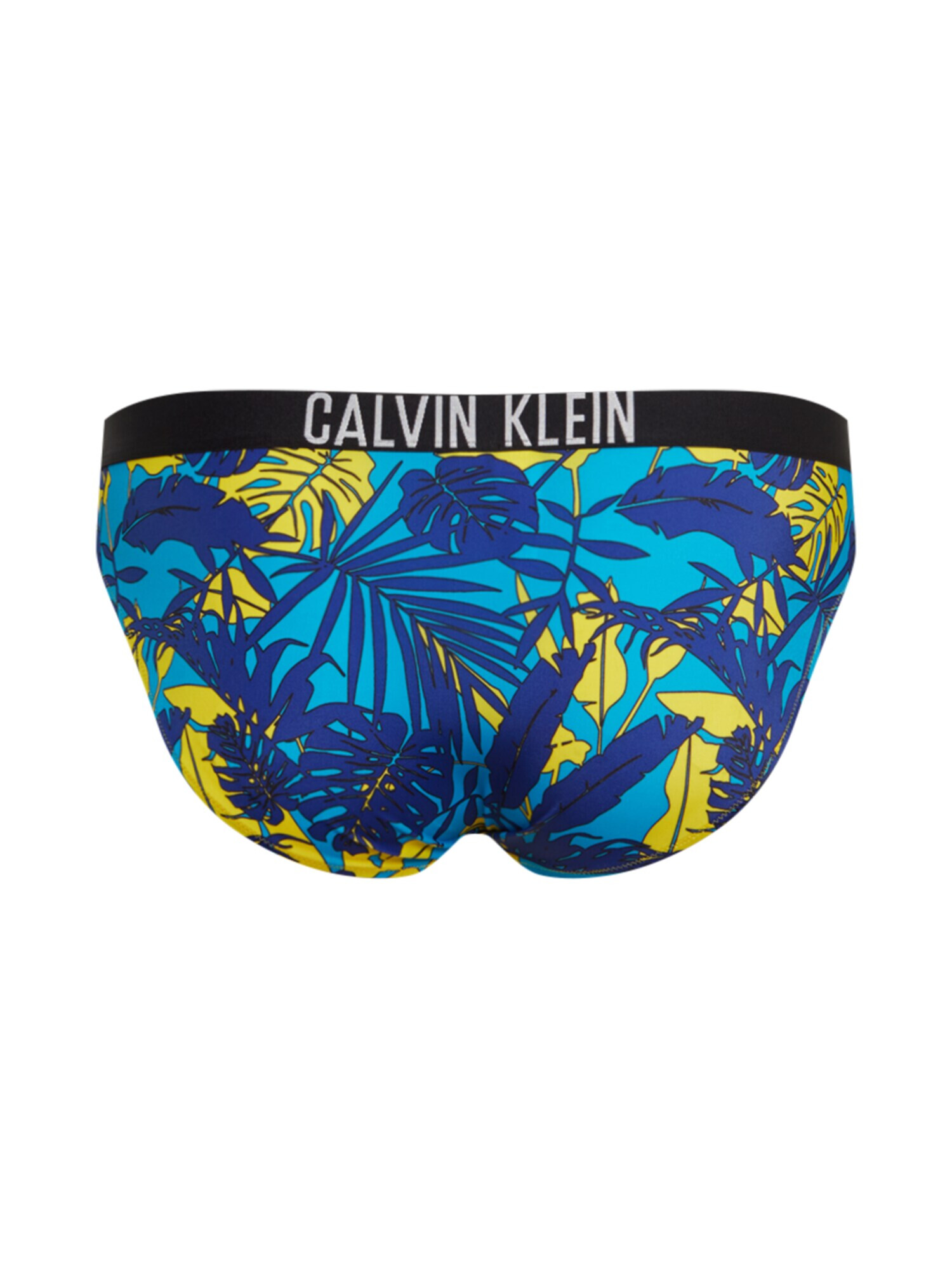 Calvin Klein Swimwear Plus Slip costum de baie albastru / galben / gri deschis / negru - Pled.ro