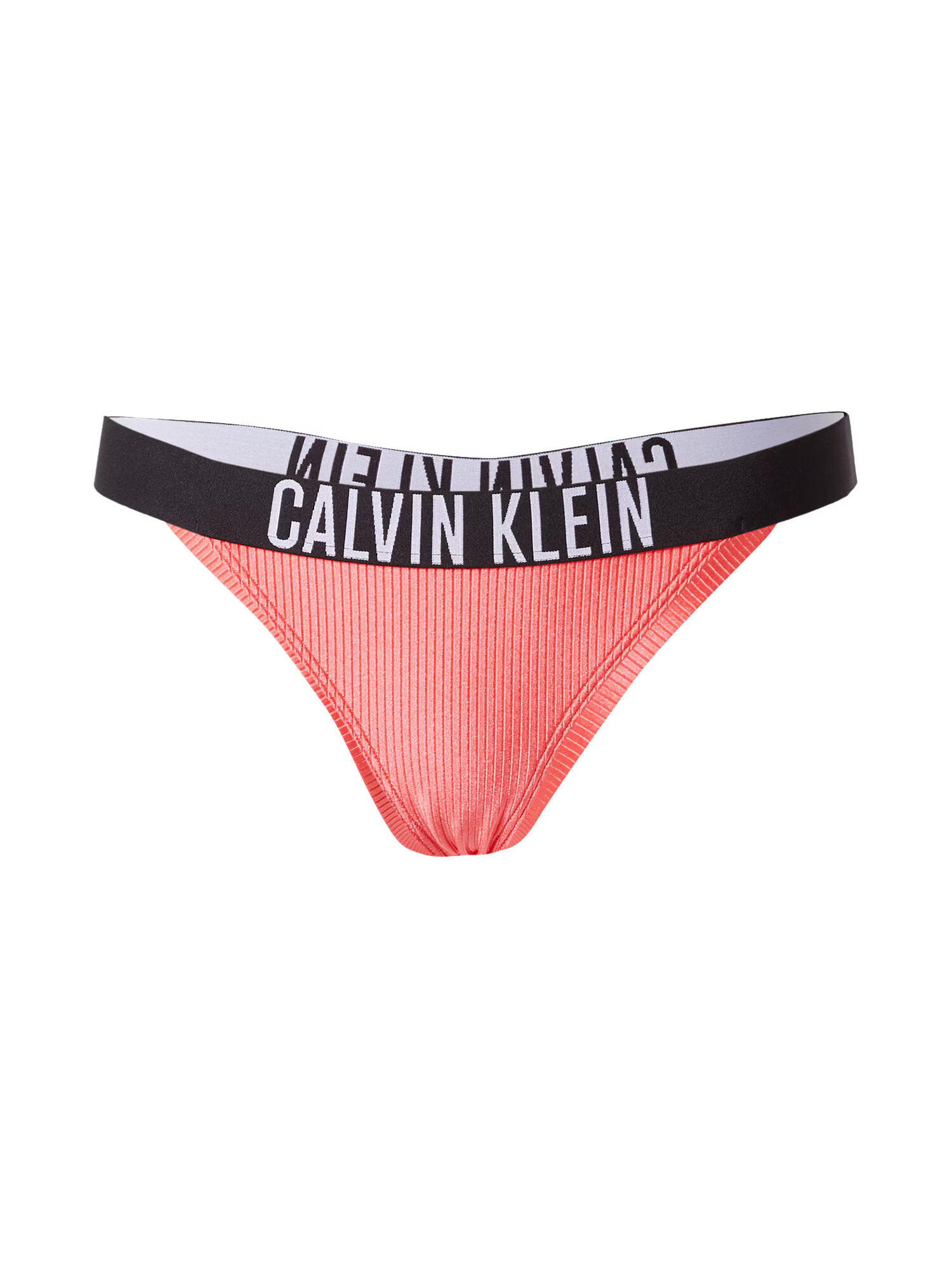 Calvin Klein Swimwear Slip costum de baie 'Intense Power' corai / negru / alb - Pled.ro