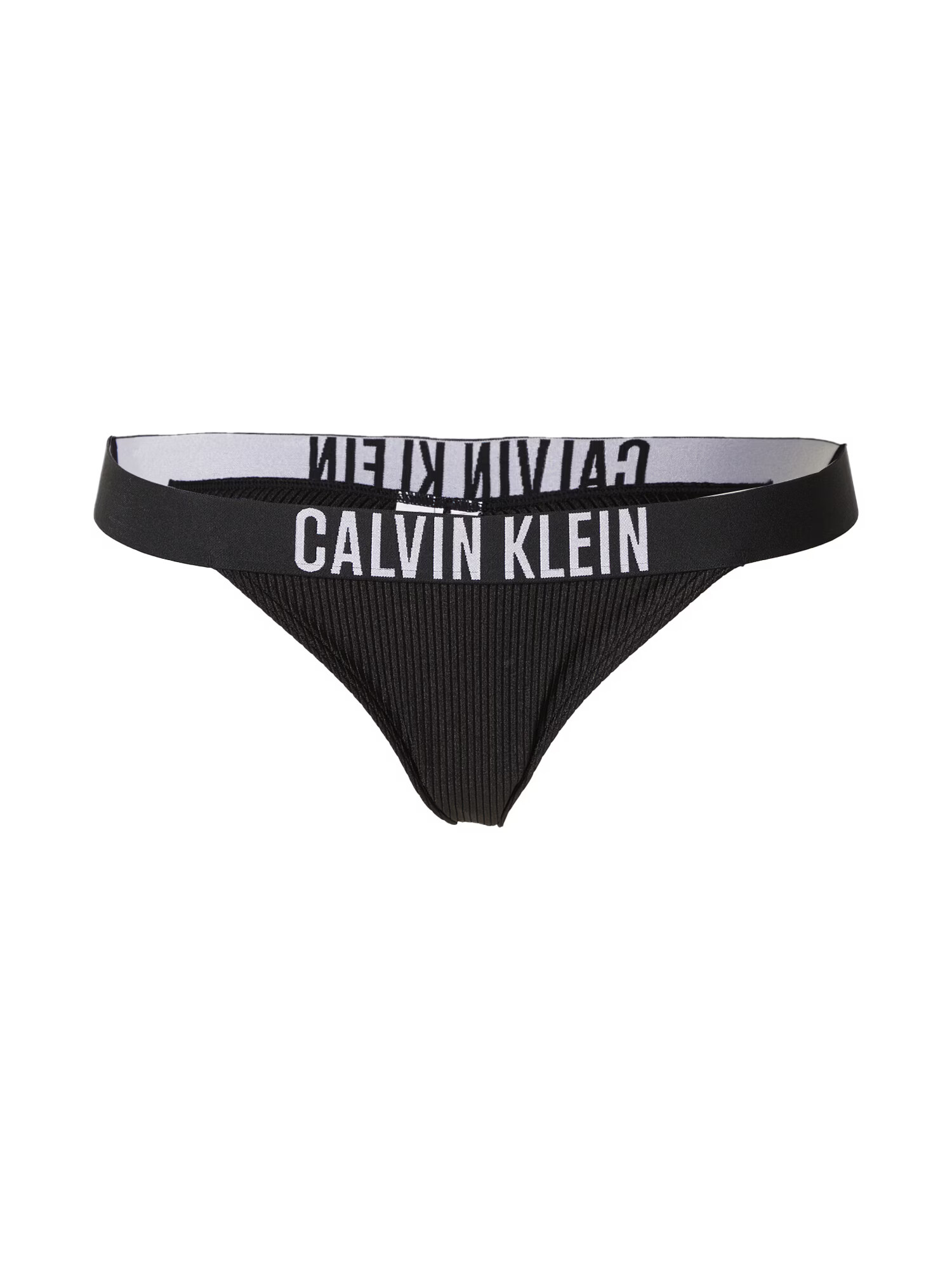 Calvin Klein Swimwear Slip costum de baie 'Intense Power' negru / alb - Pled.ro