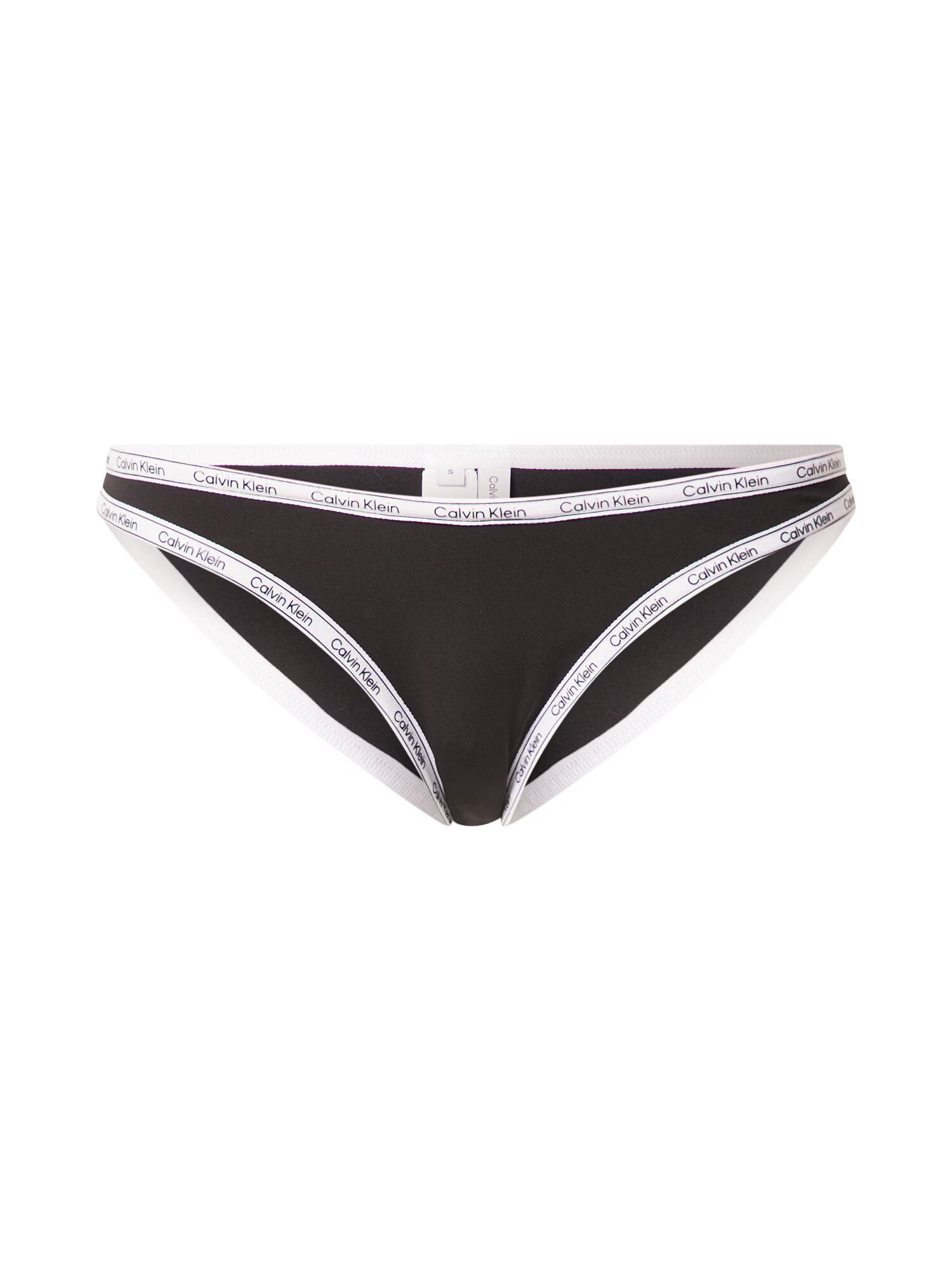 Calvin Klein Swimwear Slip costum de baie negru / alb - Pled.ro