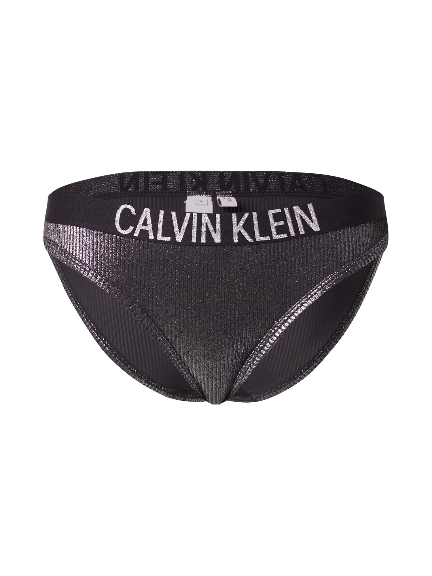 Calvin Klein Swimwear Slip costum de baie negru / argintiu - Pled.ro