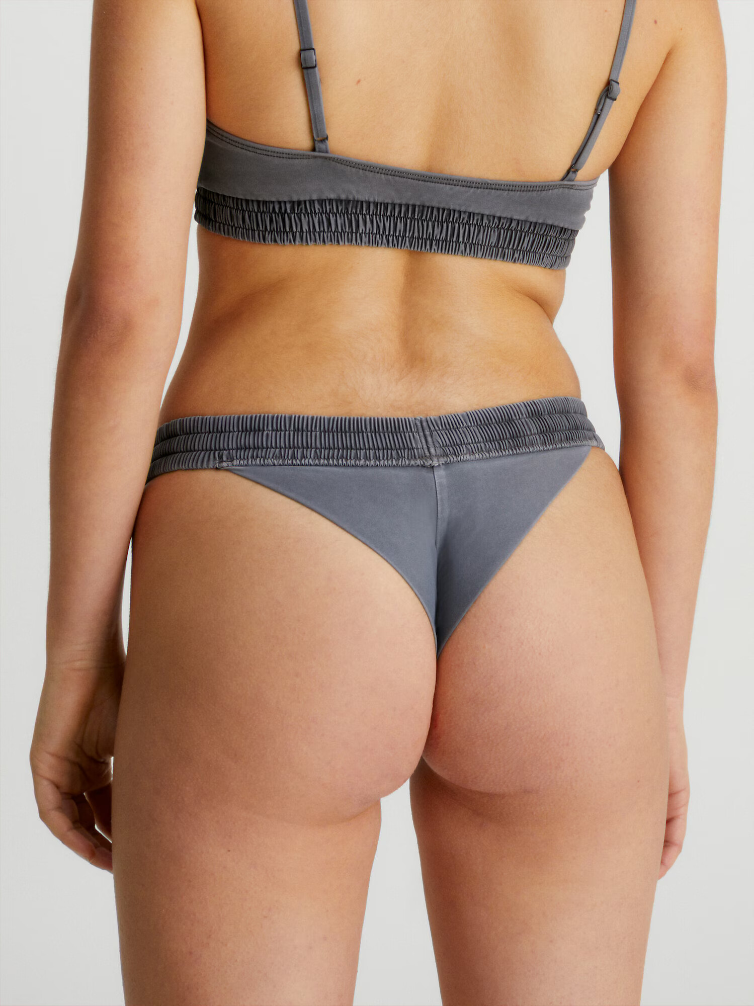 Calvin Klein Swimwear Slip costum de baie negru denim - Pled.ro