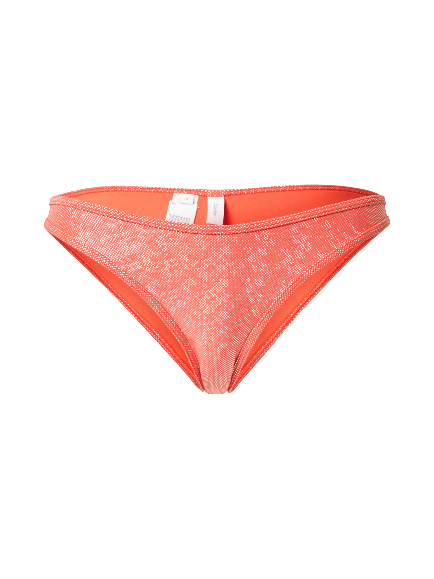 Calvin Klein Swimwear Slip costum de baie portocaliu / alb - Pled.ro