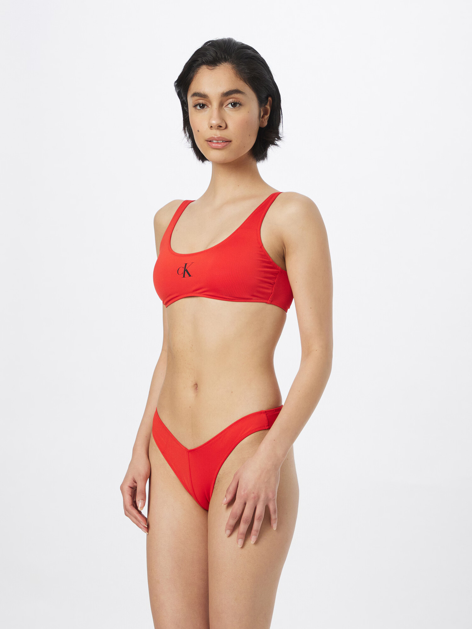 Calvin Klein Swimwear Slip costum de baie roșu - Pled.ro