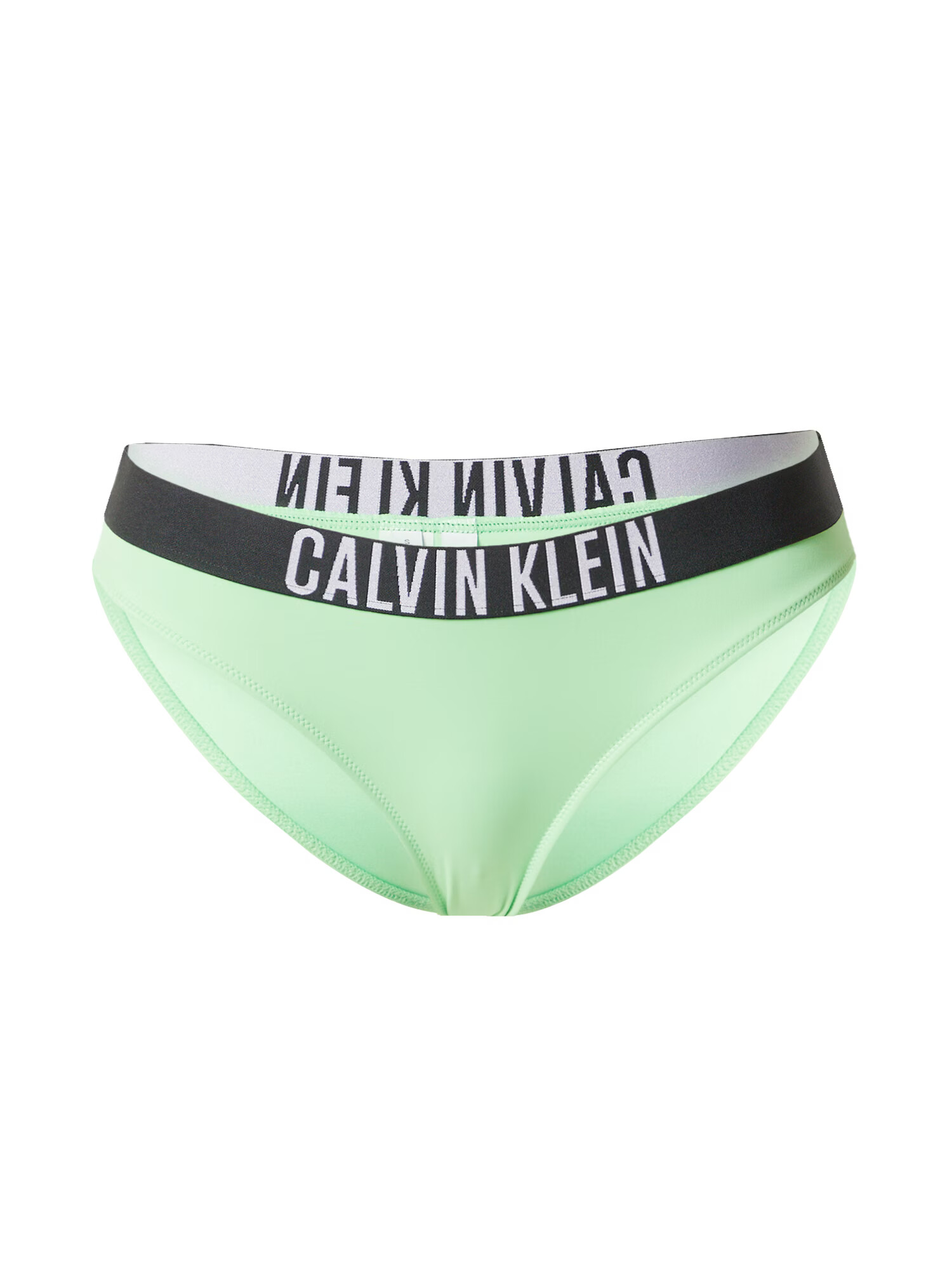 Calvin Klein Swimwear Slip costum de baie verde mentă / negru / alb - Pled.ro