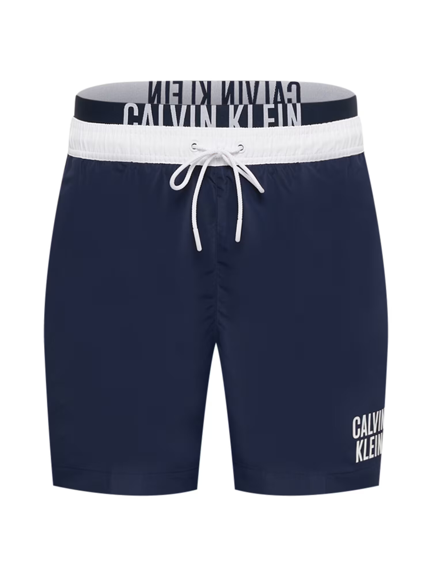 Calvin Klein Swimwear Șorturi de baie bleumarin / alb - Pled.ro