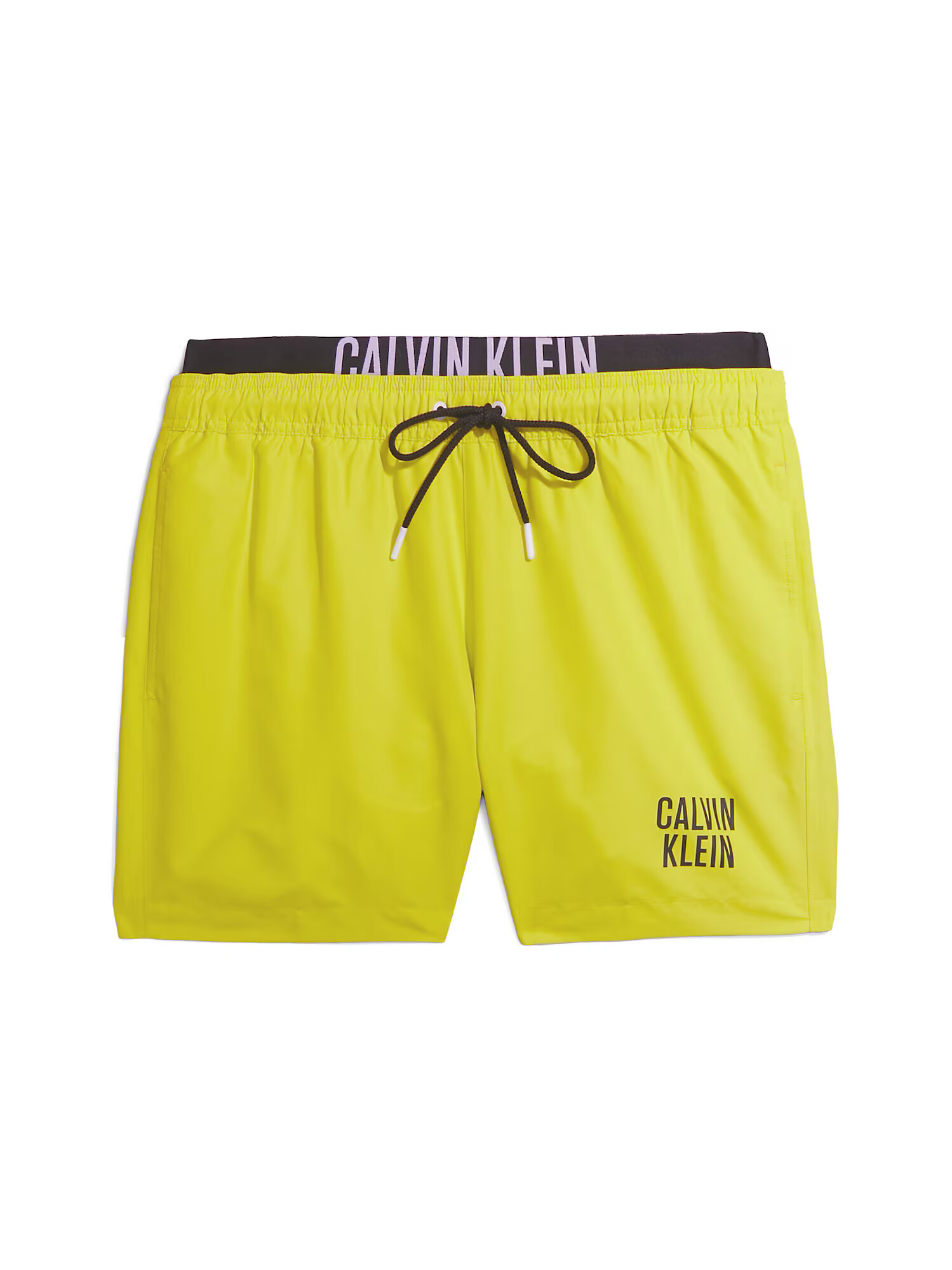 Calvin Klein Swimwear Șorturi de baie galben / negru / alb - Pled.ro