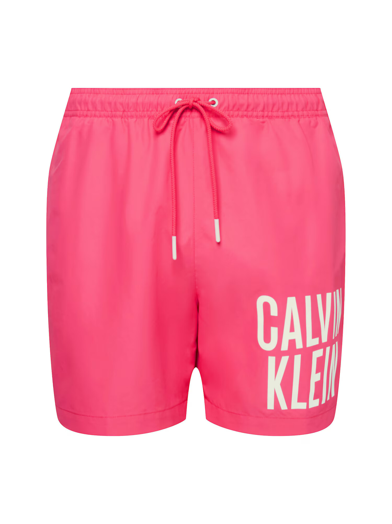 Calvin Klein Swimwear Șorturi de baie 'Intense Power' roz / alb - Pled.ro