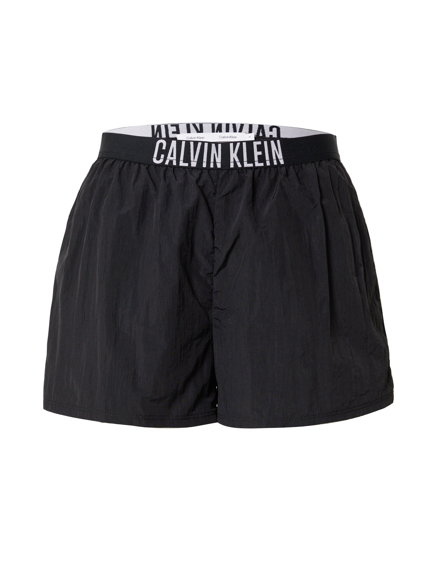 Calvin Klein Swimwear Șorturi de baie negru / alb - Pled.ro