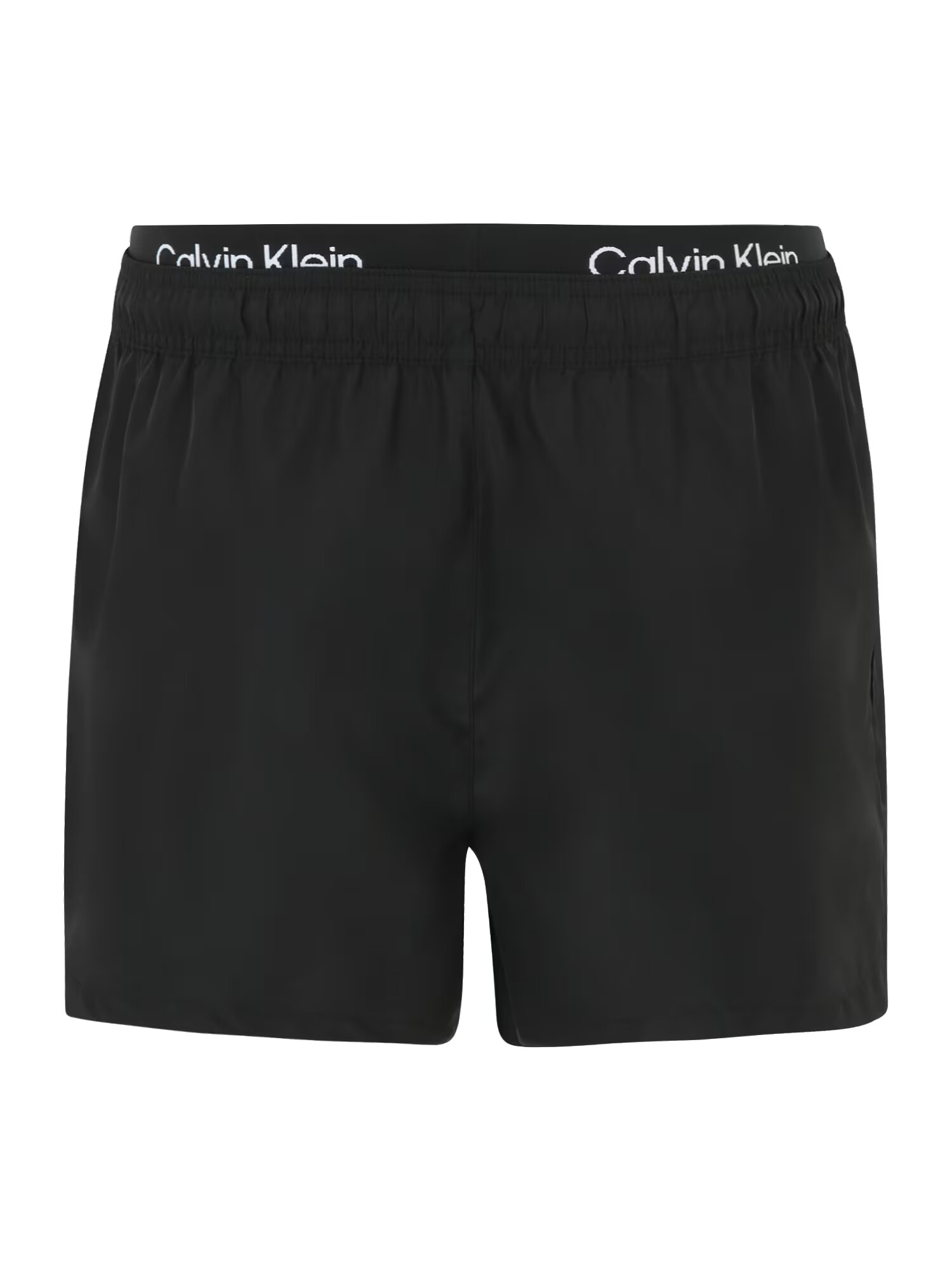 Calvin Klein Swimwear Șorturi de baie negru / alb - Pled.ro