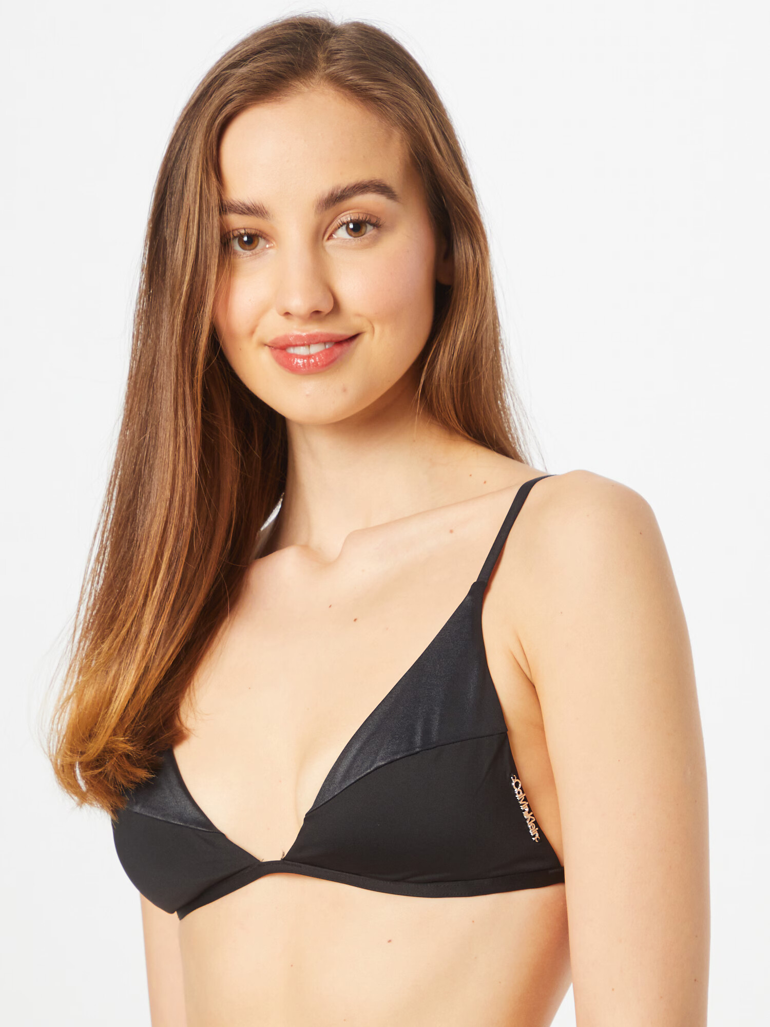 Calvin Klein Swimwear Sutien costum de baie 'Core Essentials' negru - Pled.ro