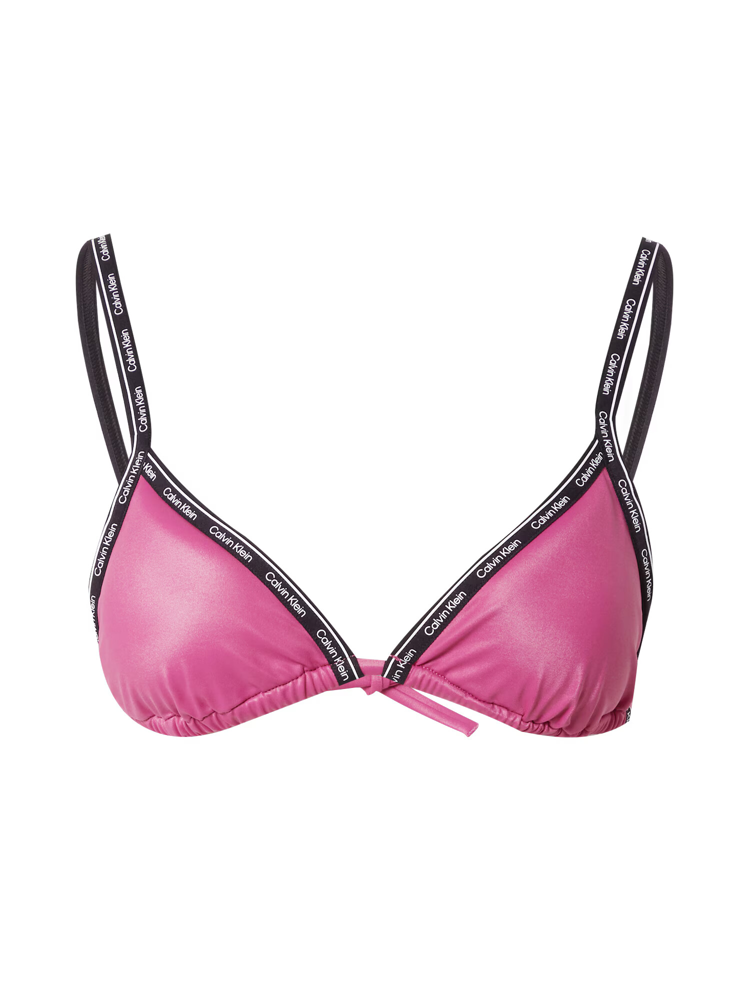 Calvin Klein Swimwear Sutien costum de baie fucsia / negru / alb - Pled.ro