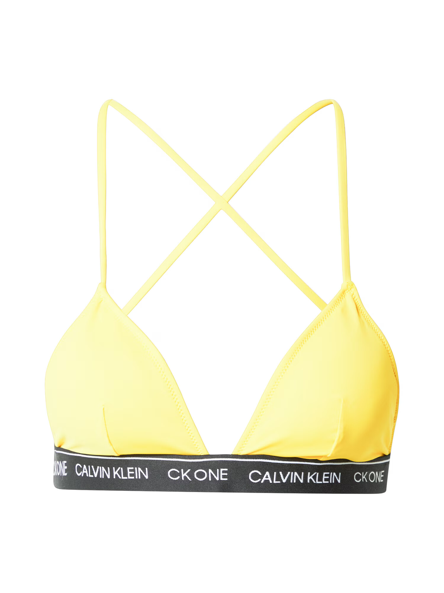 Calvin Klein Swimwear Sutien costum de baie galben / negru / alb - Pled.ro