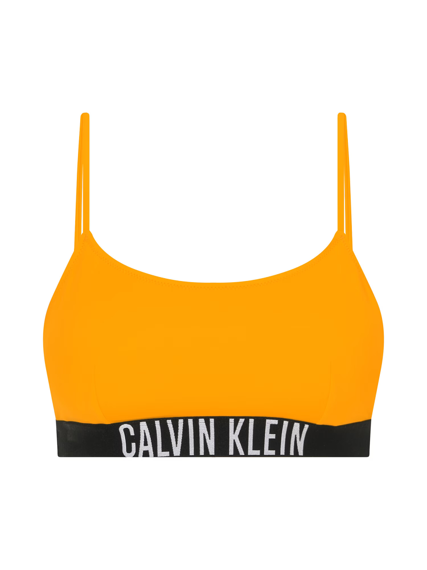 Calvin Klein Swimwear Sutien costum de baie 'Intense Power' portocaliu / negru / alb - Pled.ro