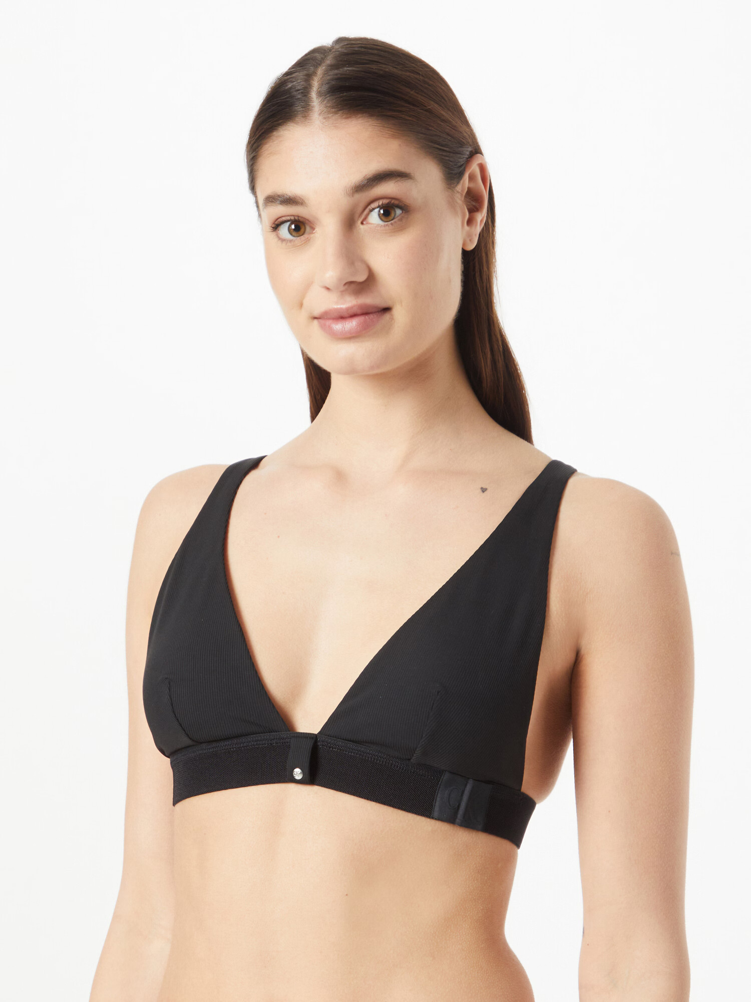 Calvin Klein Swimwear Sutien costum de baie negru - Pled.ro