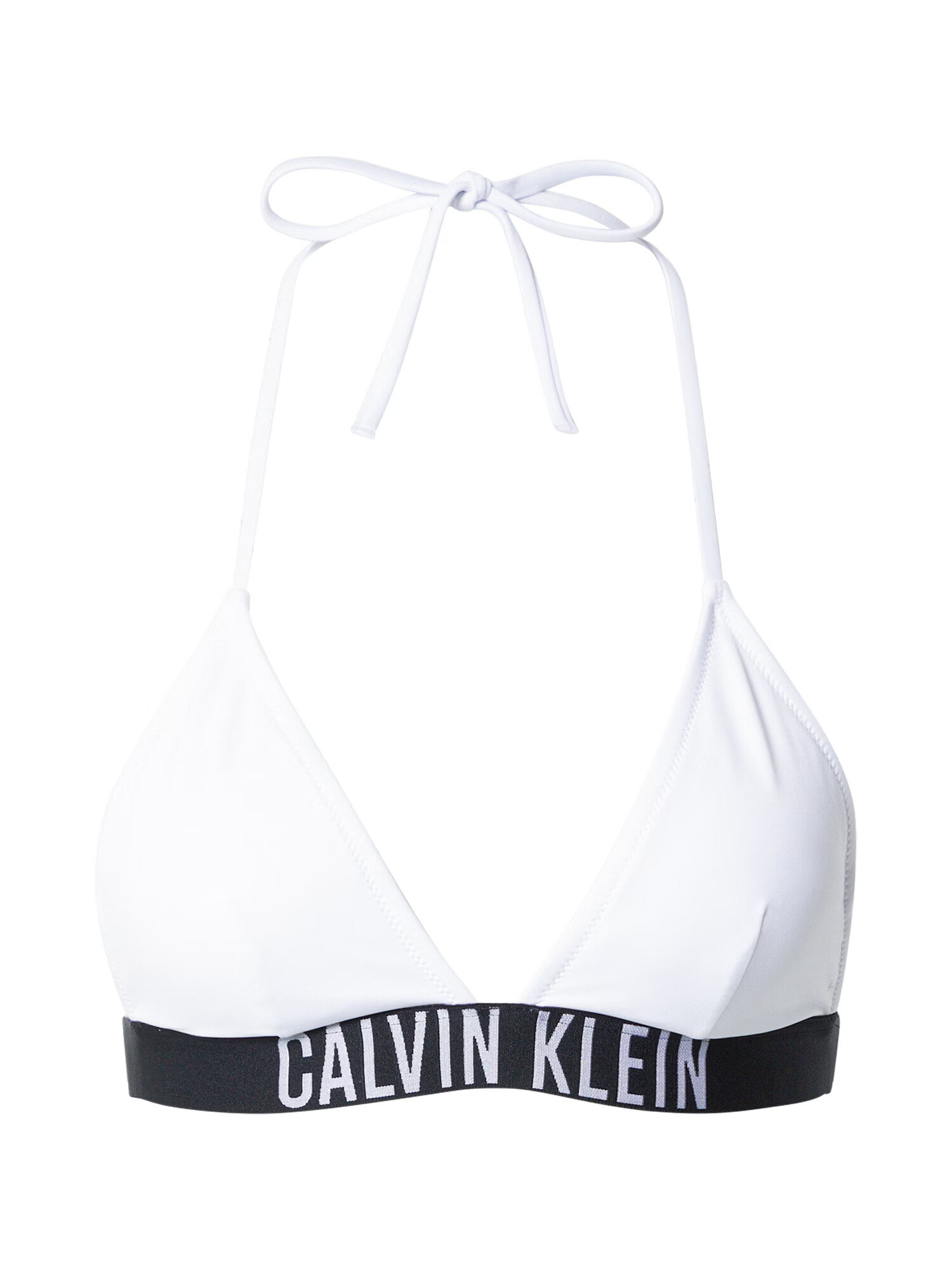 Calvin Klein Swimwear Sutien costum de baie negru / alb / alb murdar - Pled.ro