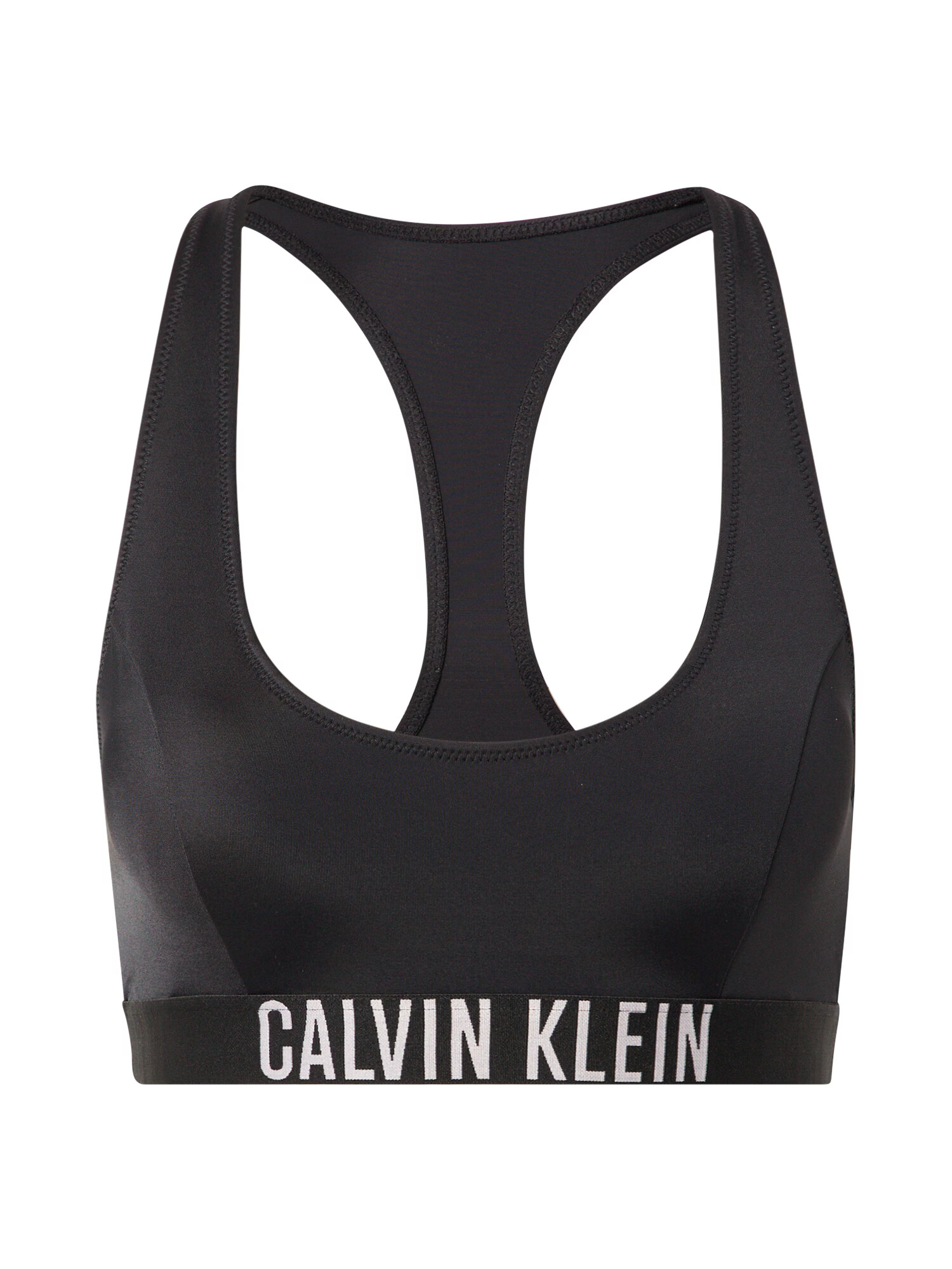 Calvin Klein Swimwear Sutien costum de baie negru / alb - Pled.ro