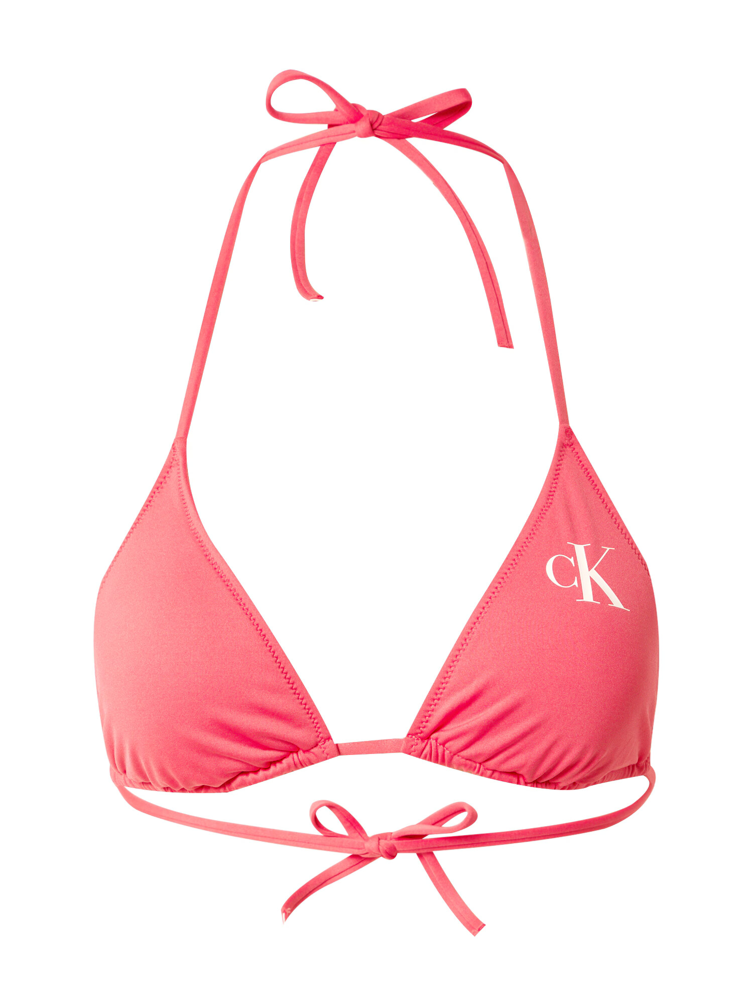 Calvin Klein Swimwear Sutien costum de baie roz / alb - Pled.ro