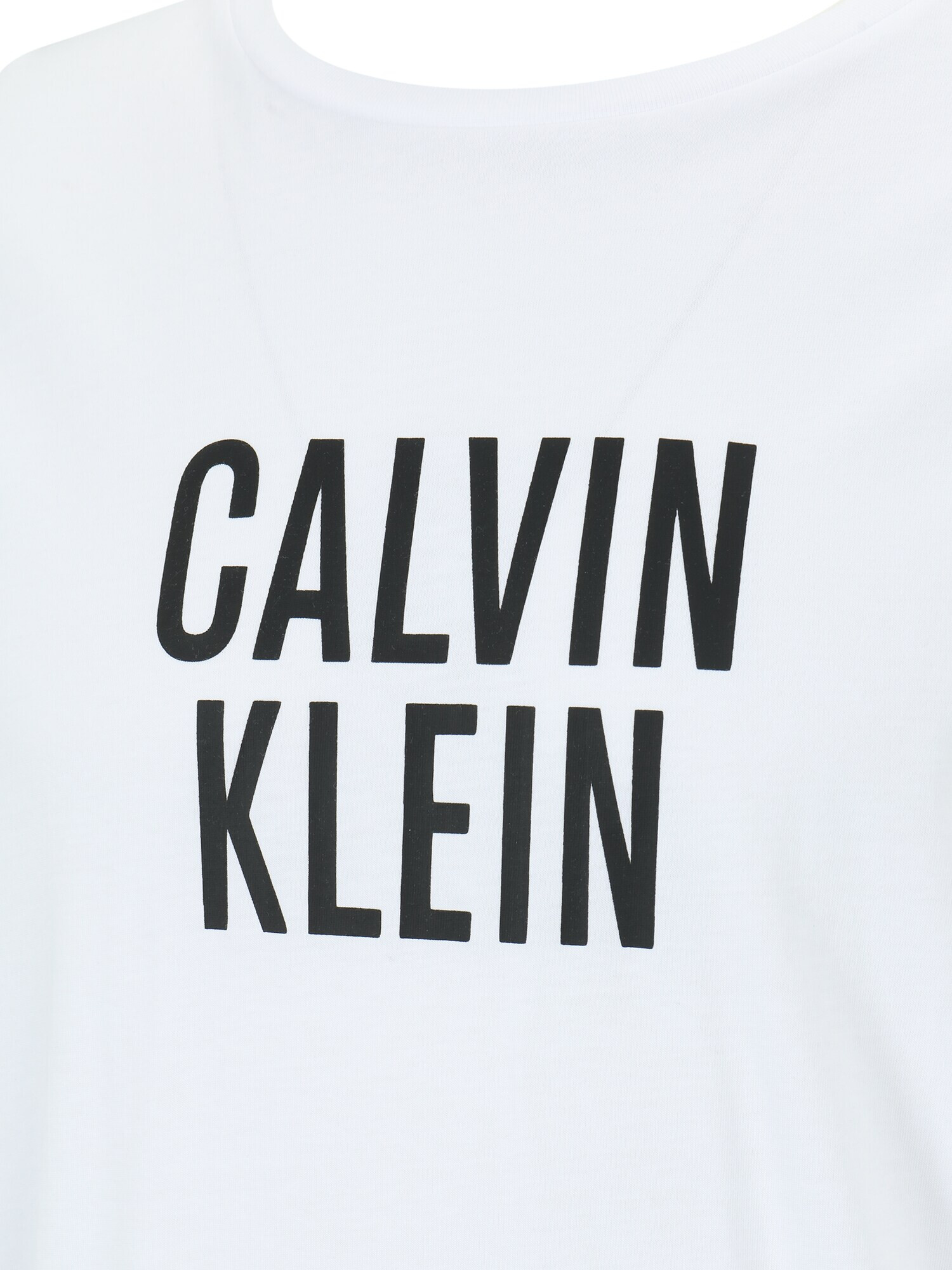 Calvin Klein Swimwear Tricou 'Intense Power' negru / alb - Pled.ro