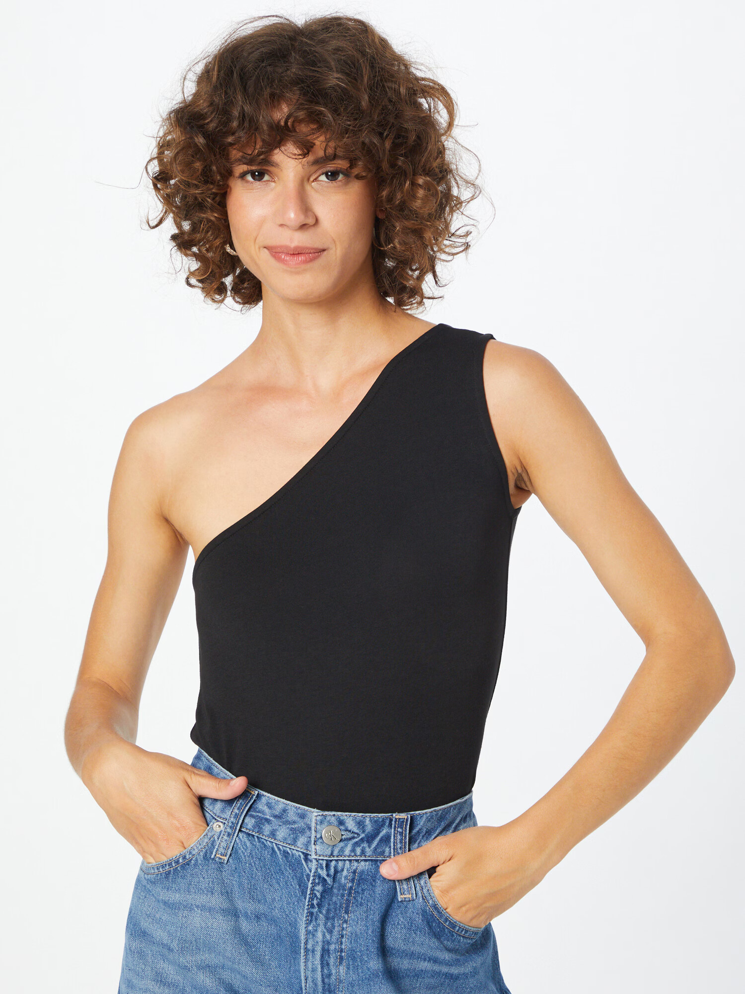 Calvin Klein Top negru - Pled.ro