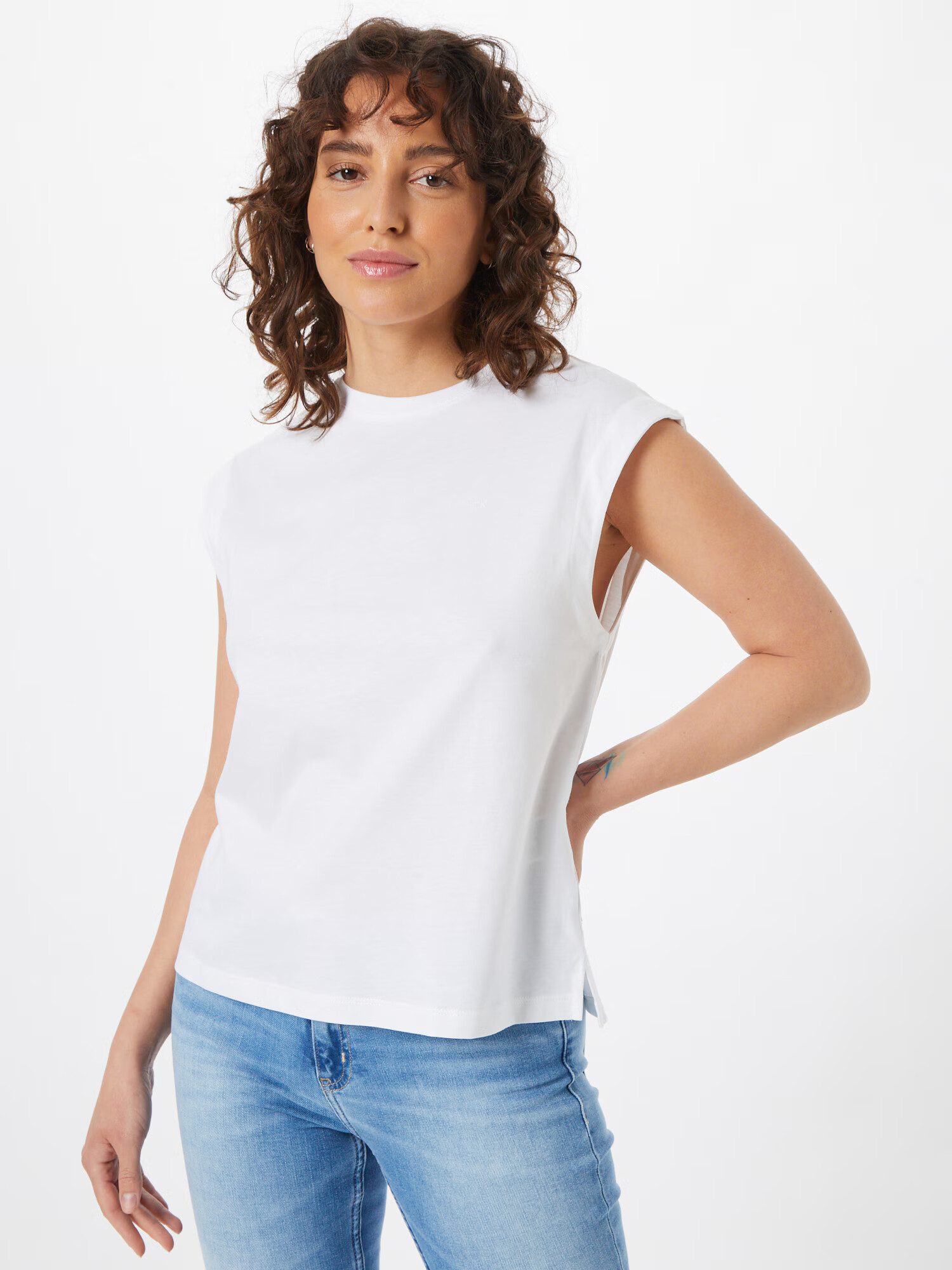 Calvin Klein Tricou alb - Pled.ro