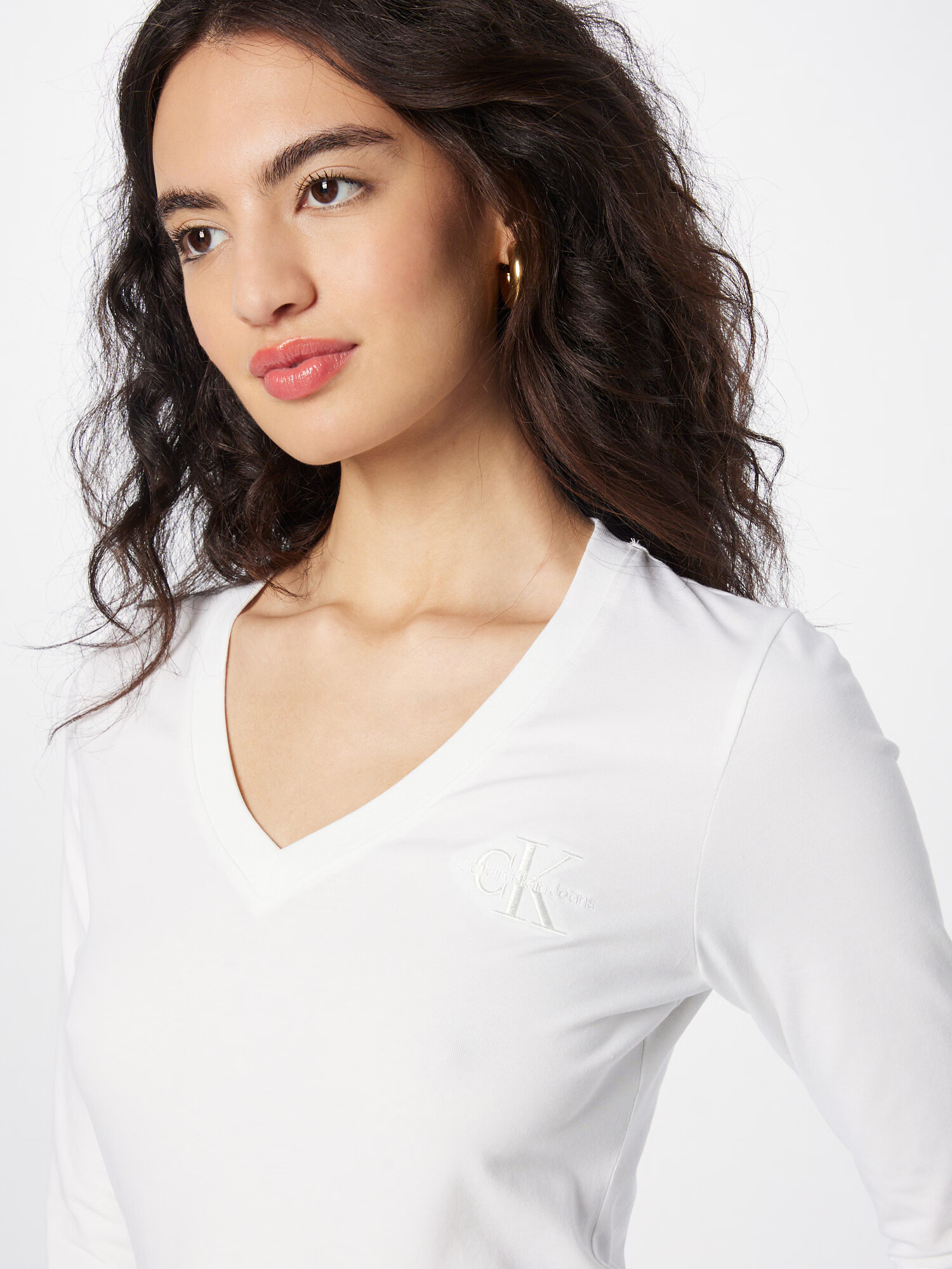 Calvin Klein Tricou alb - Pled.ro