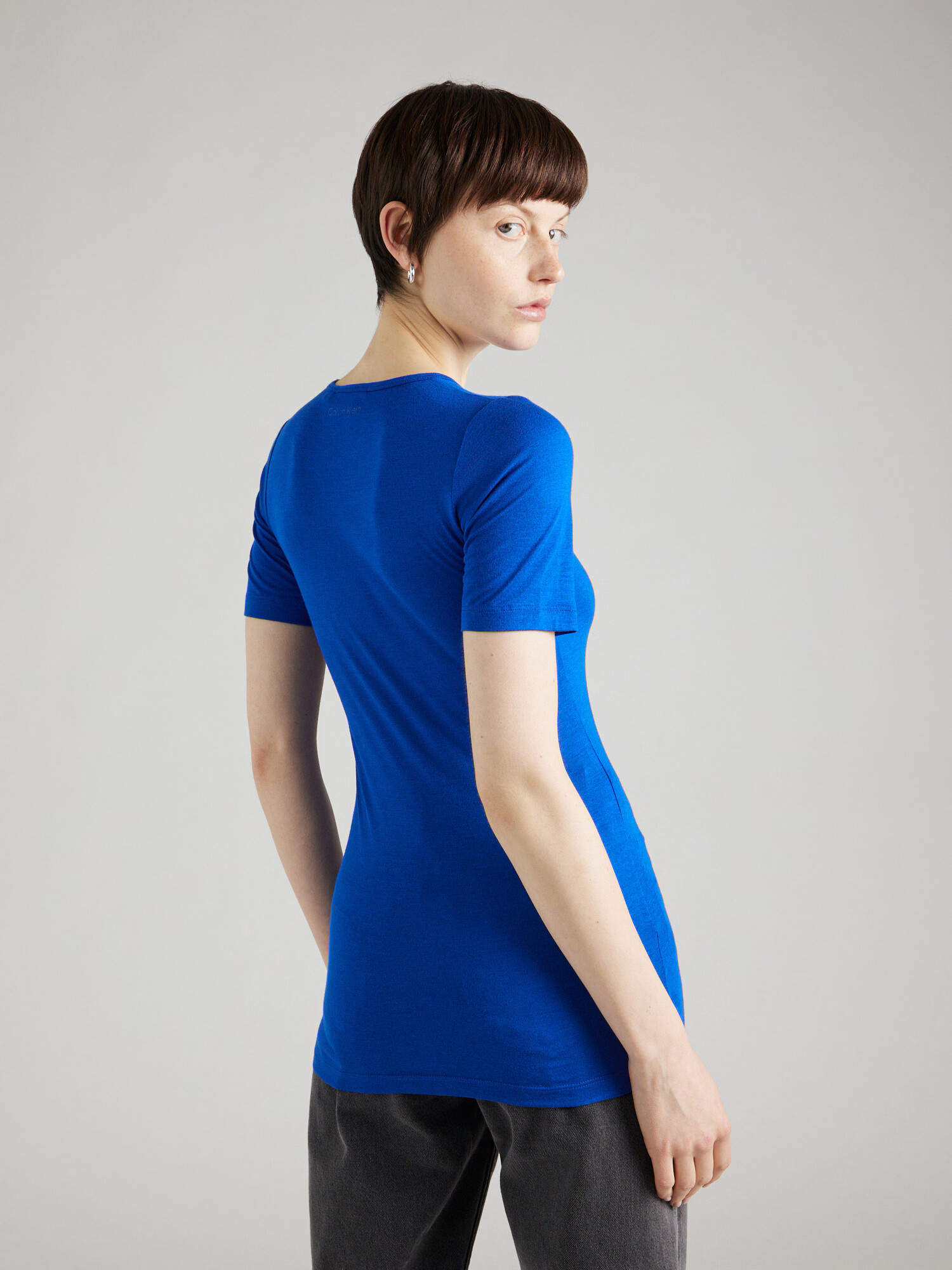 Calvin Klein Tricou albastru cobalt - Pled.ro