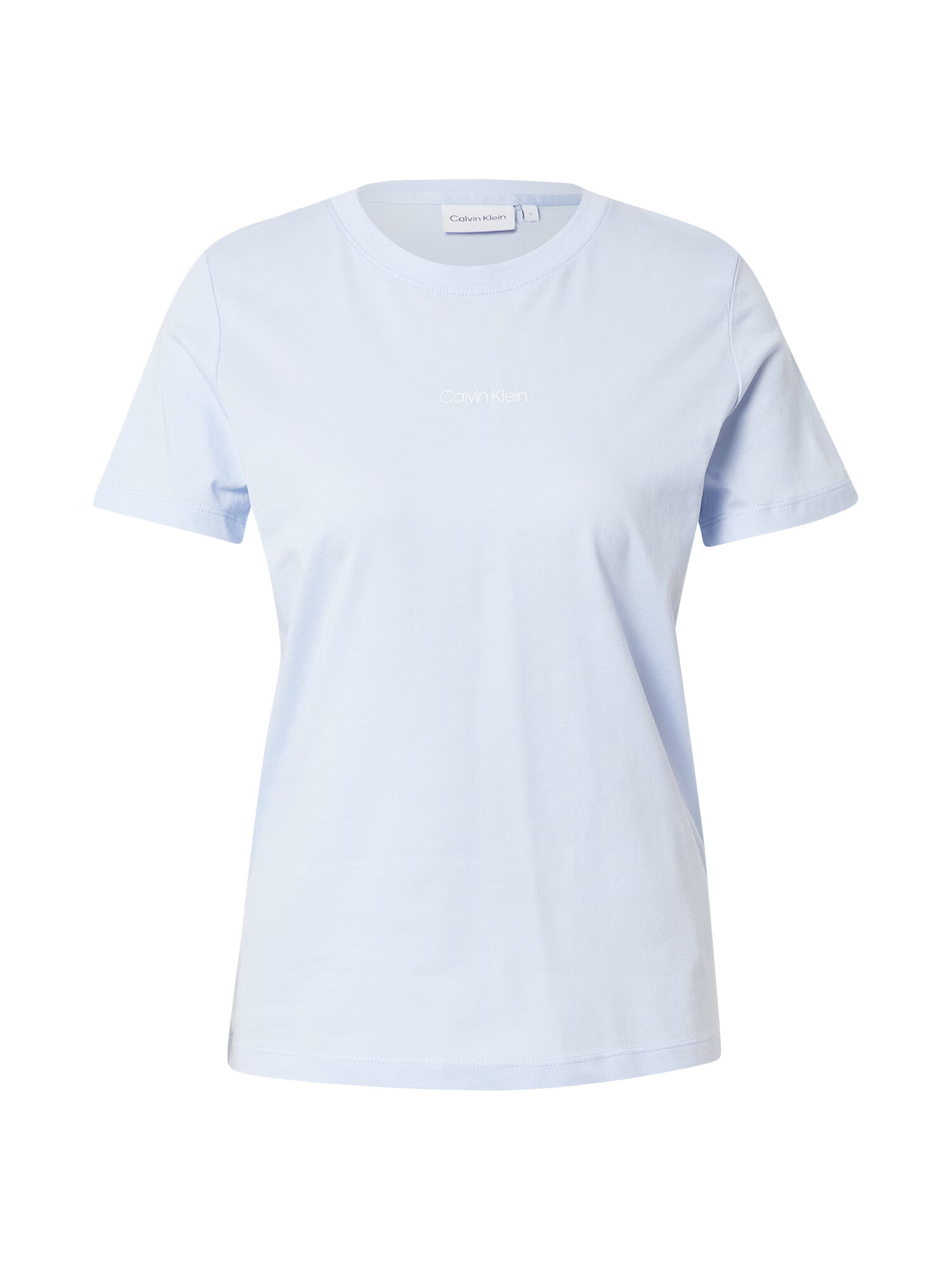 Calvin Klein Tricou albastru deschis / alb - Pled.ro