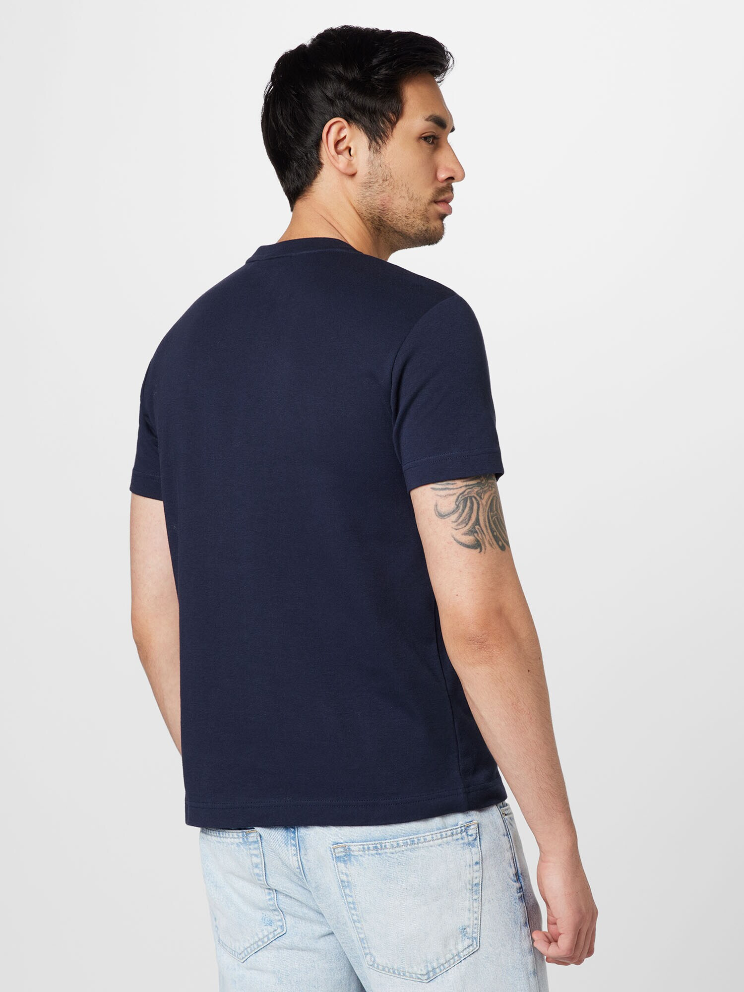 Calvin Klein Tricou albastru închis / alb - Pled.ro