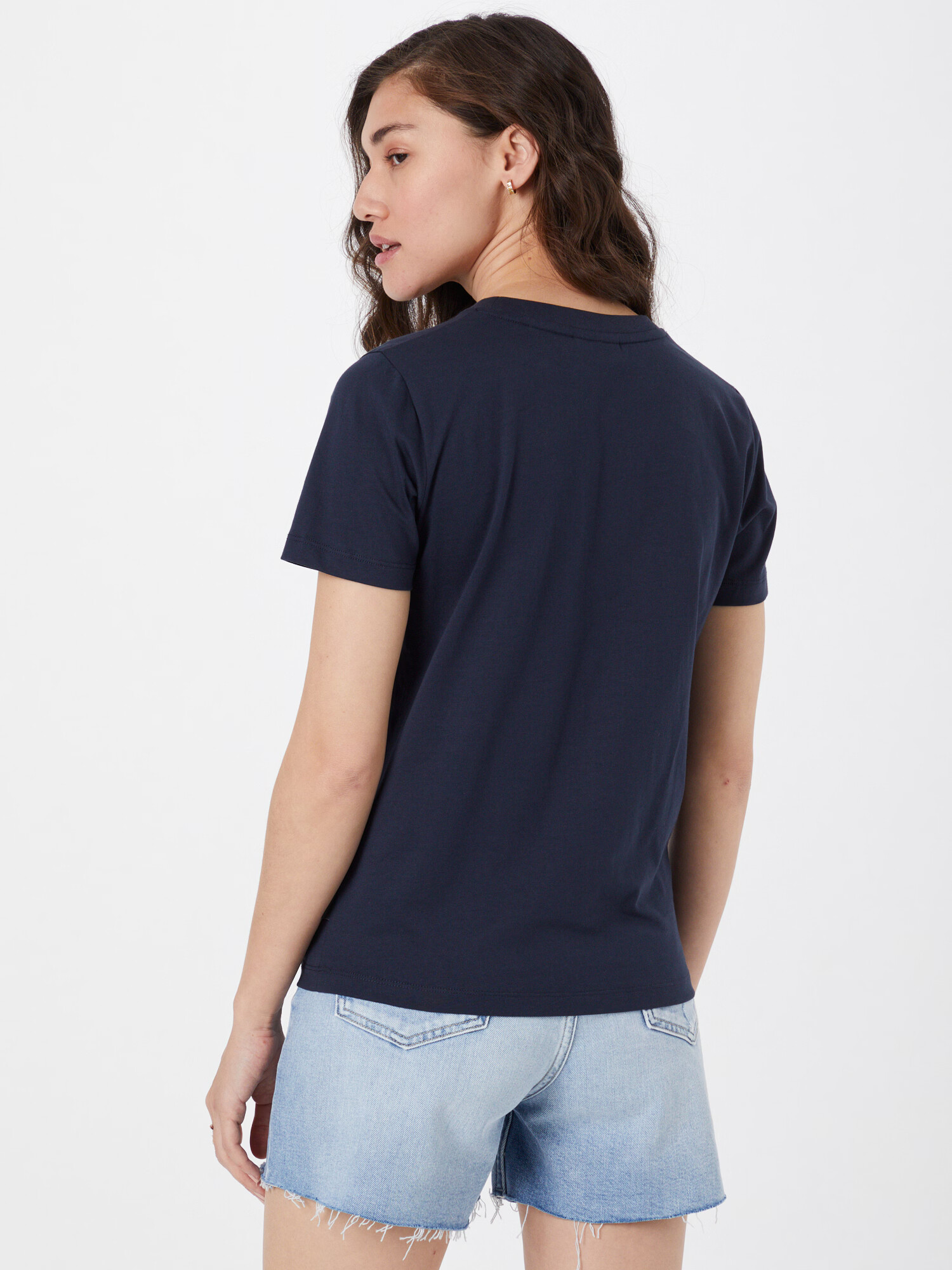 Calvin Klein Tricou albastru marin / alb - Pled.ro