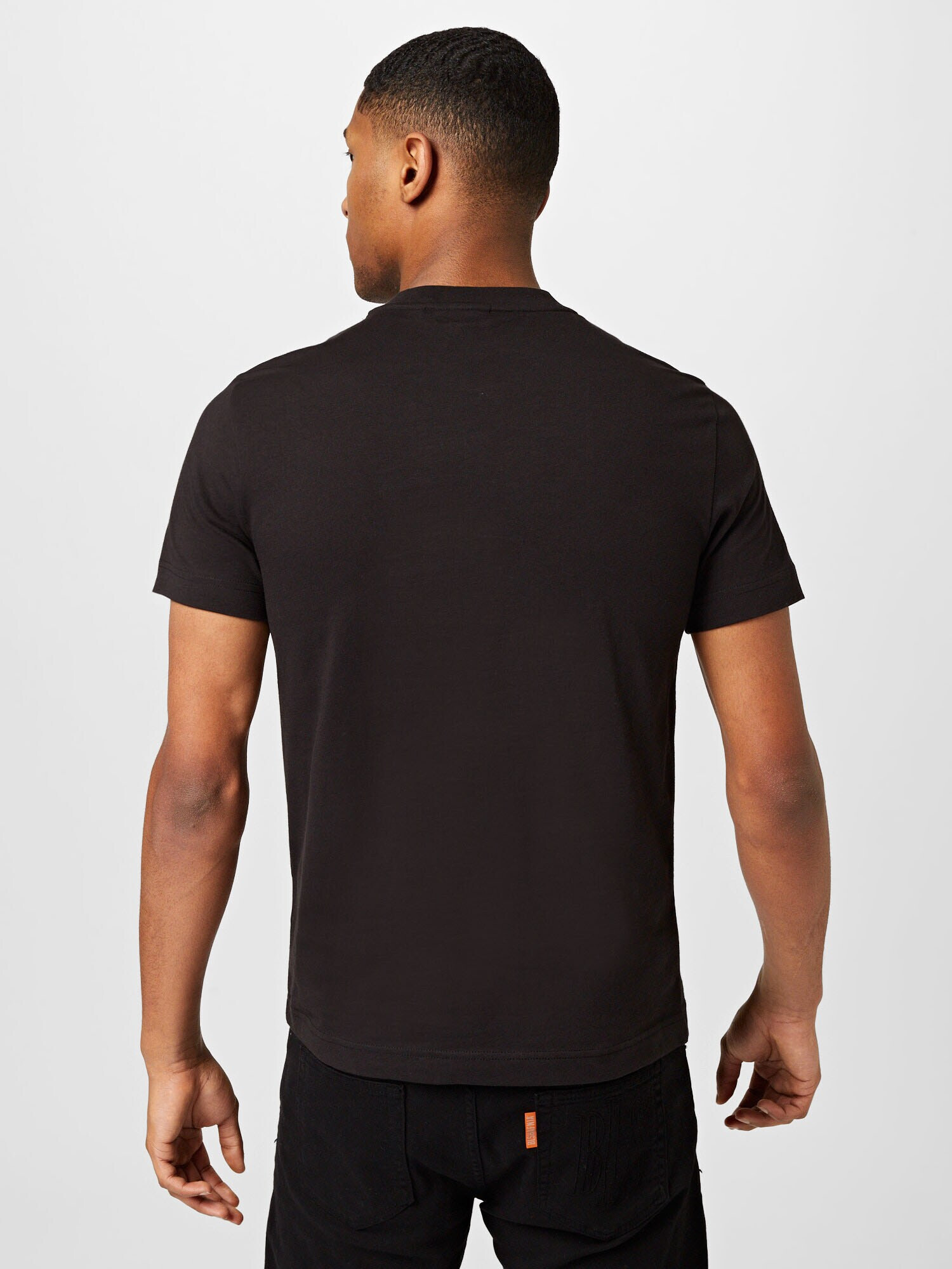 Calvin Klein Tricou bej / negru - Pled.ro