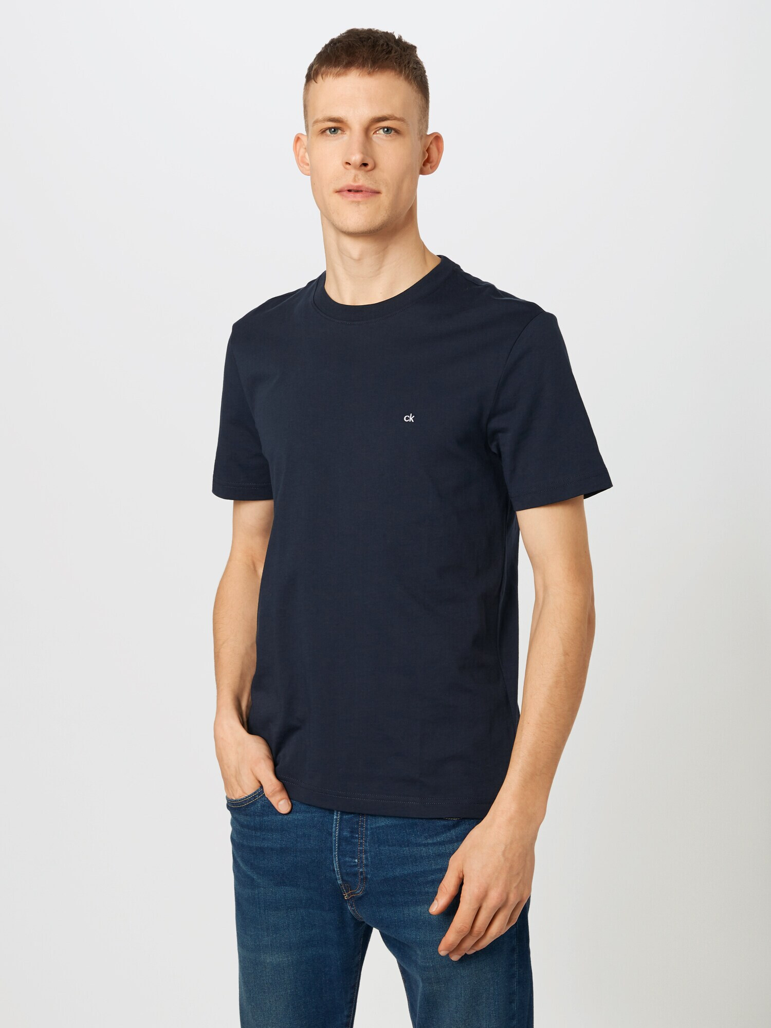 Calvin Klein Tricou bleumarin - Pled.ro