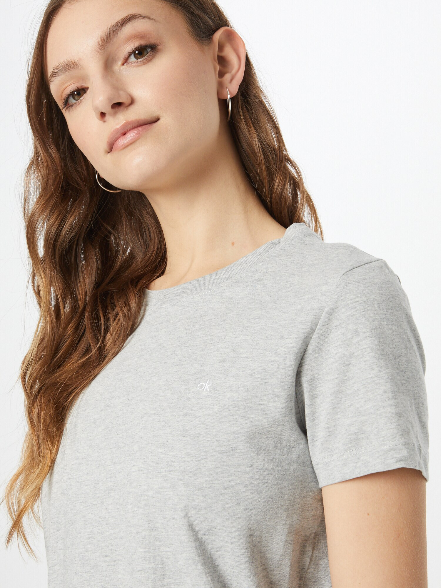 Calvin Klein Tricou gri - Pled.ro