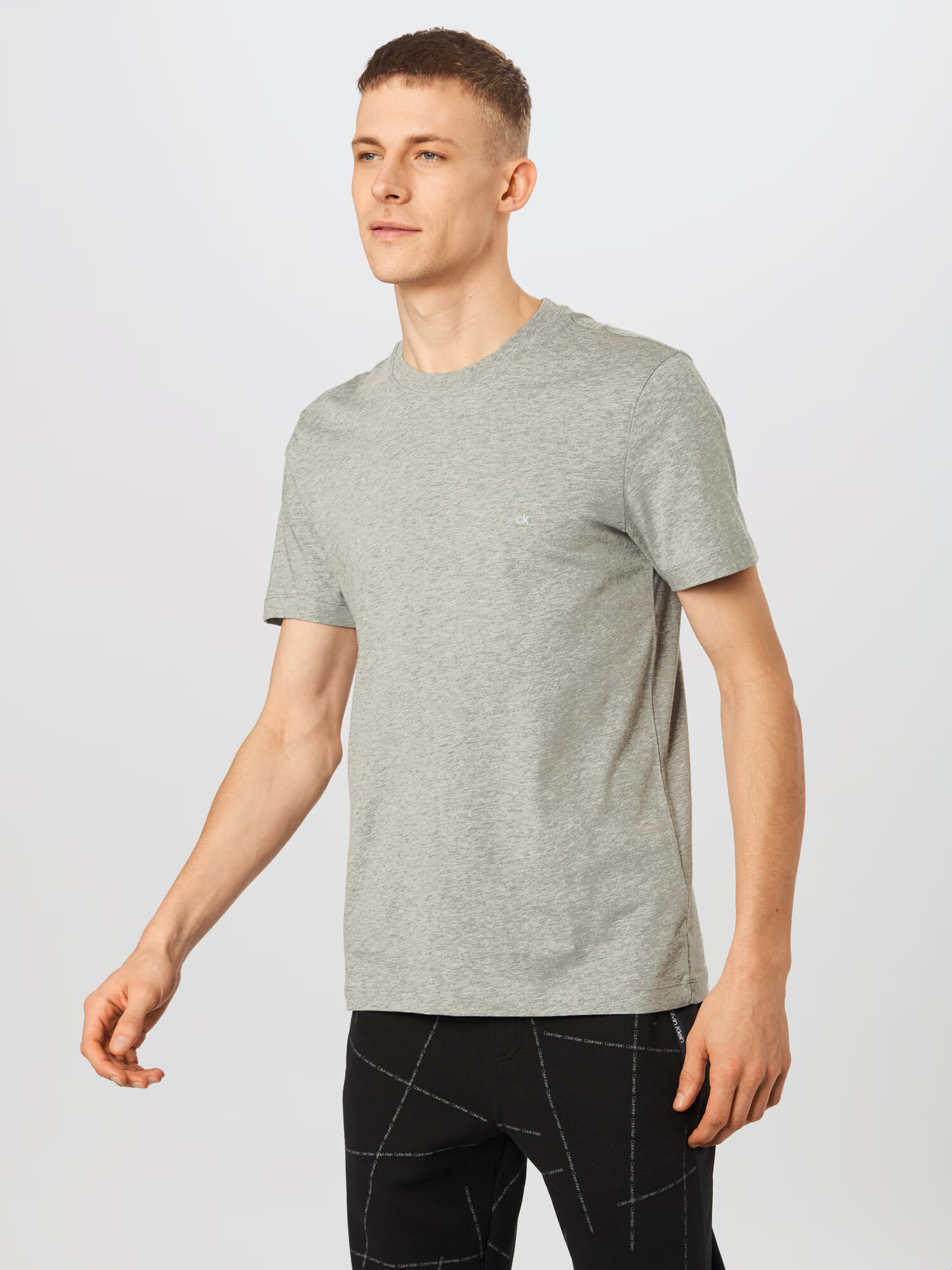 Calvin Klein Tricou gri amestecat - Pled.ro