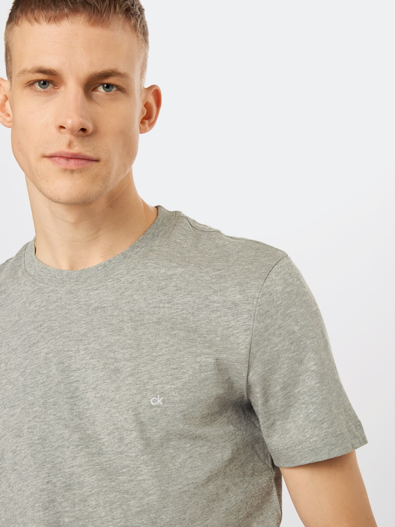 Calvin Klein Tricou gri amestecat - Pled.ro