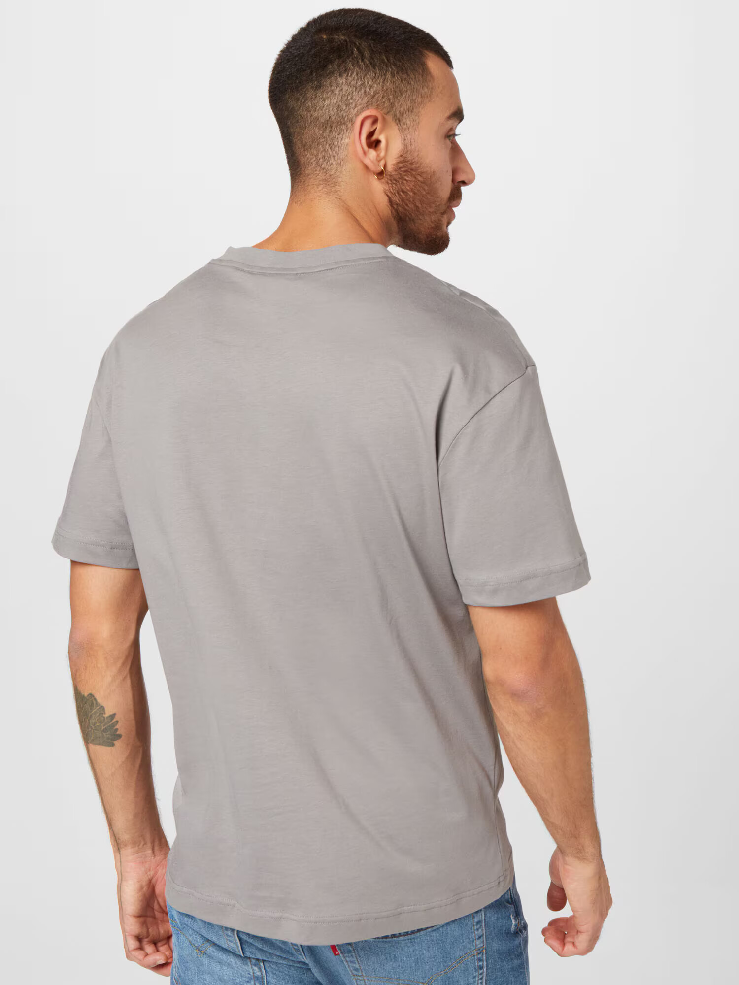 Calvin Klein Tricou gri / gri metalic - Pled.ro