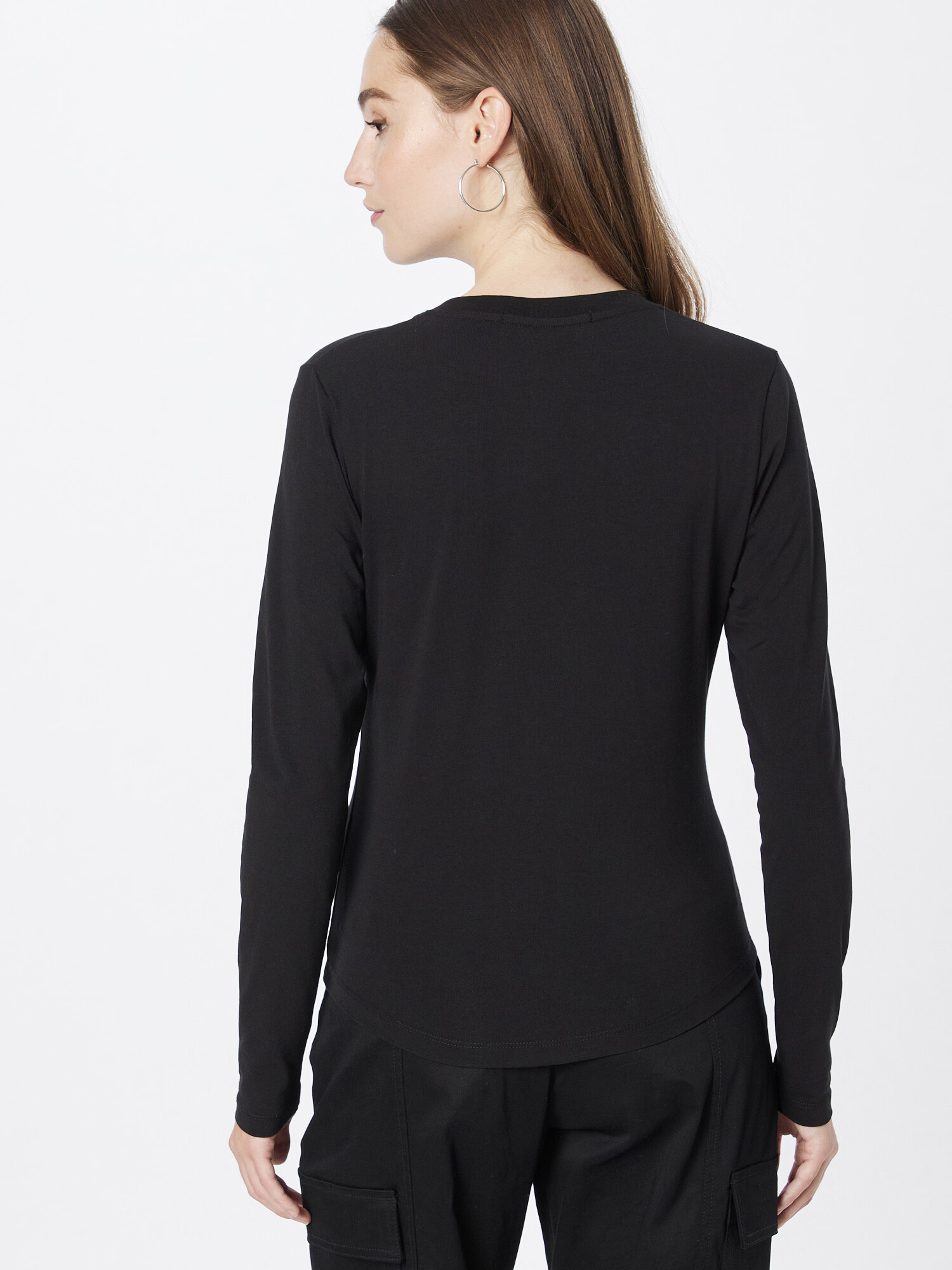 Calvin Klein Tricou negru / alb - Pled.ro