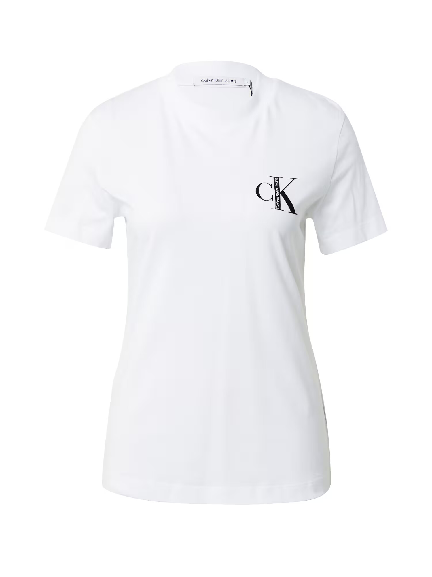 Calvin Klein Tricou negru / alb - Pled.ro