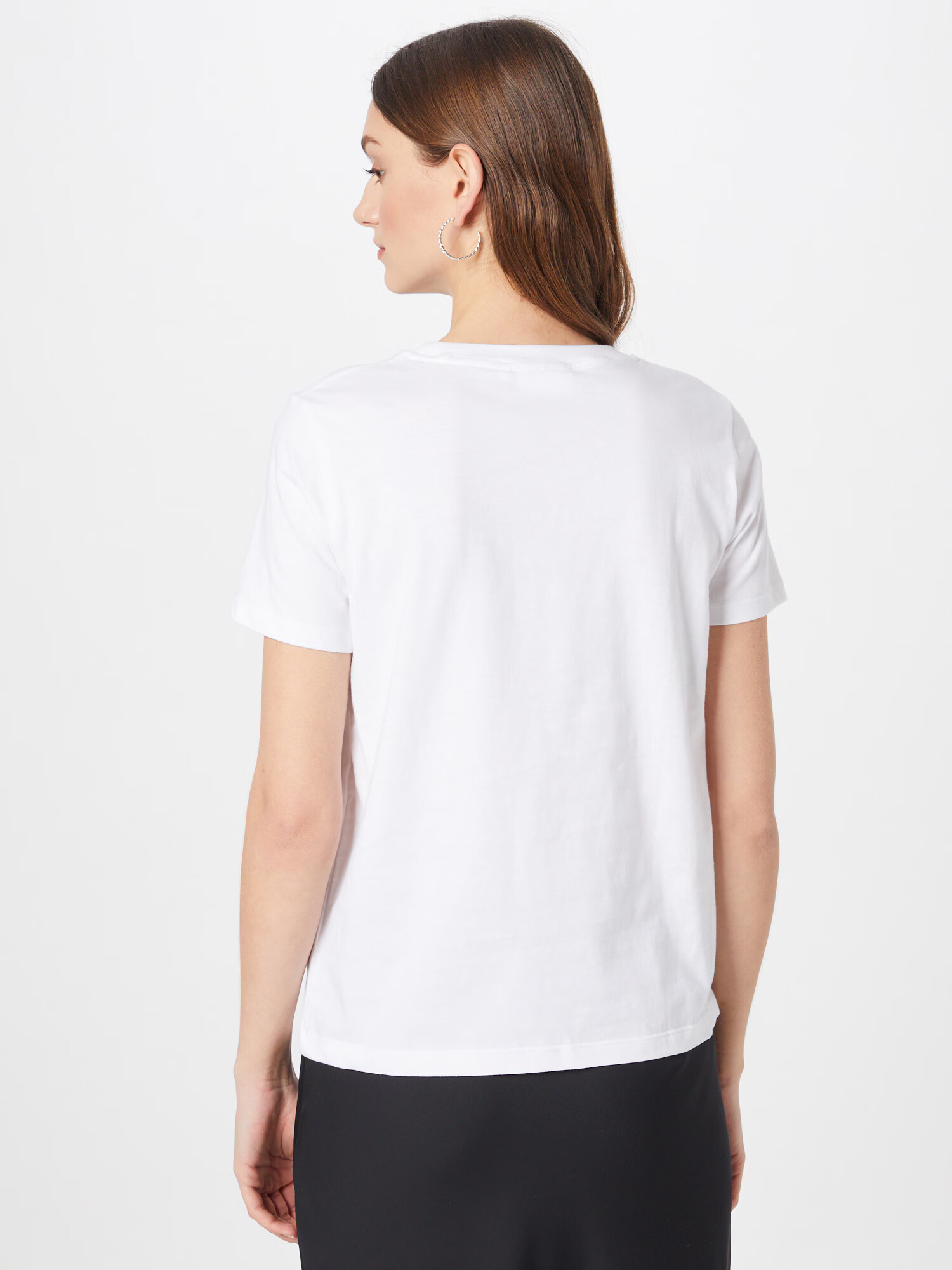 Calvin Klein Tricou negru / alb - Pled.ro