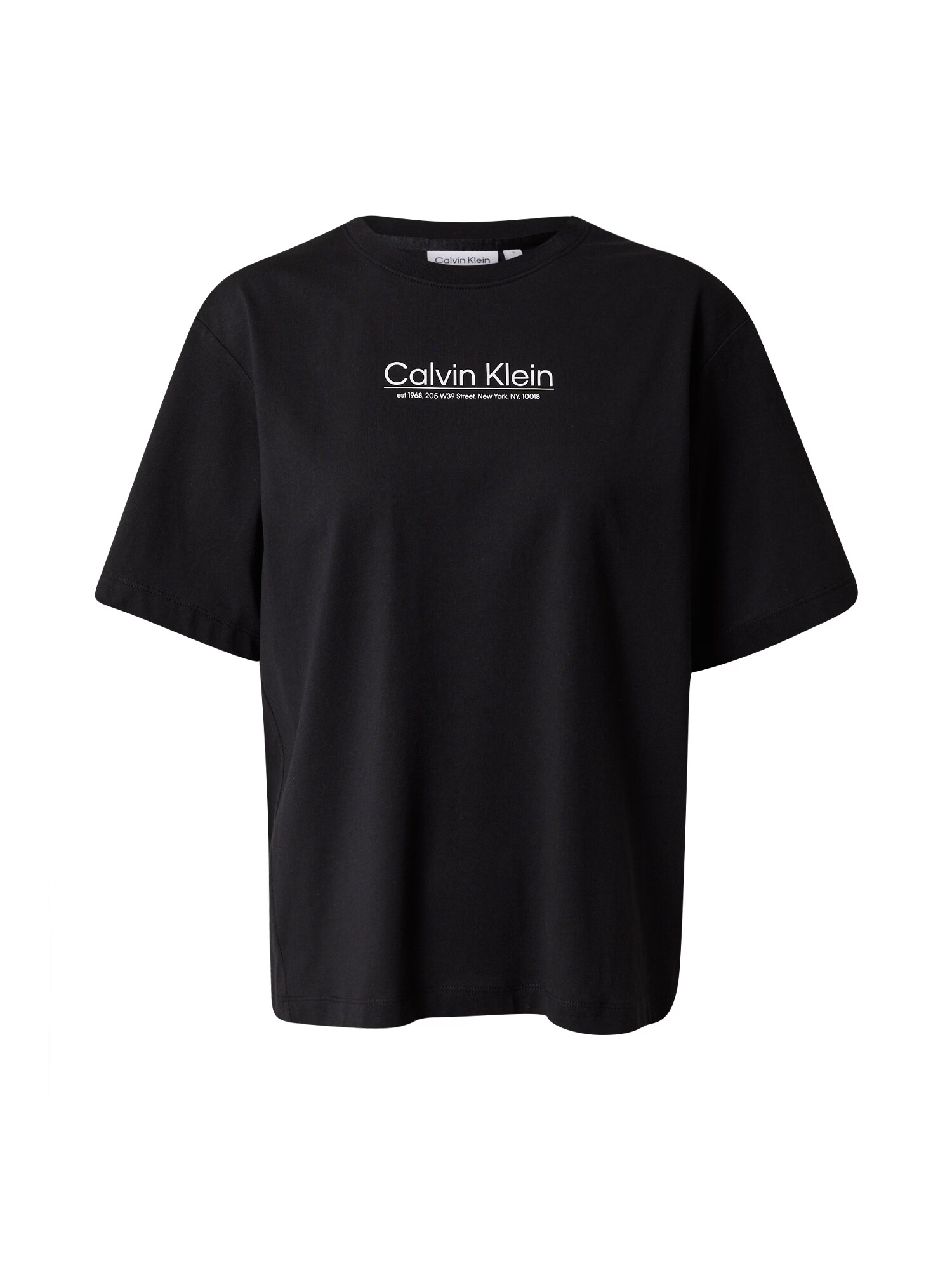 Calvin Klein Tricou negru / alb - Pled.ro