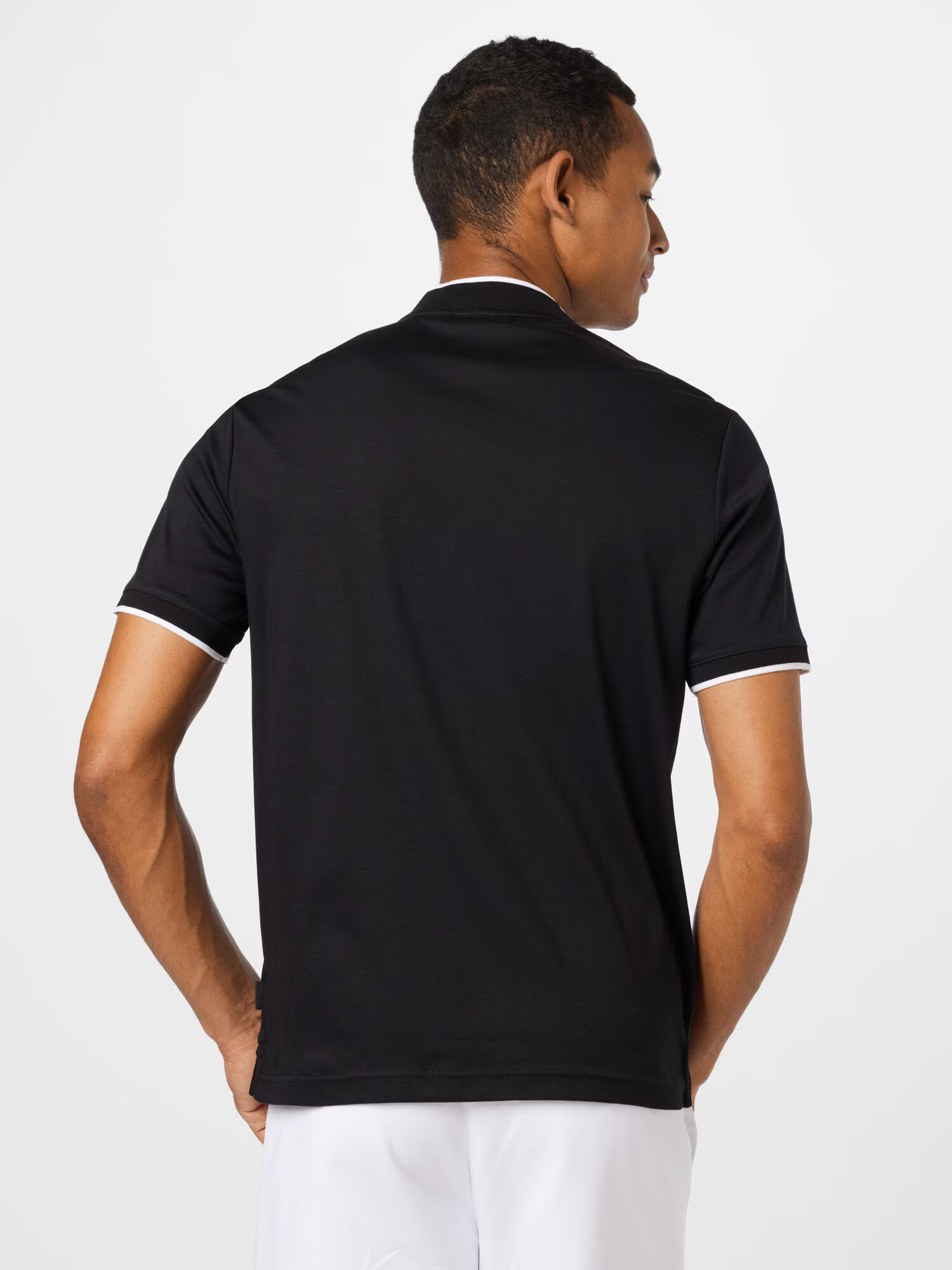 Calvin Klein Tricou negru / alb - Pled.ro