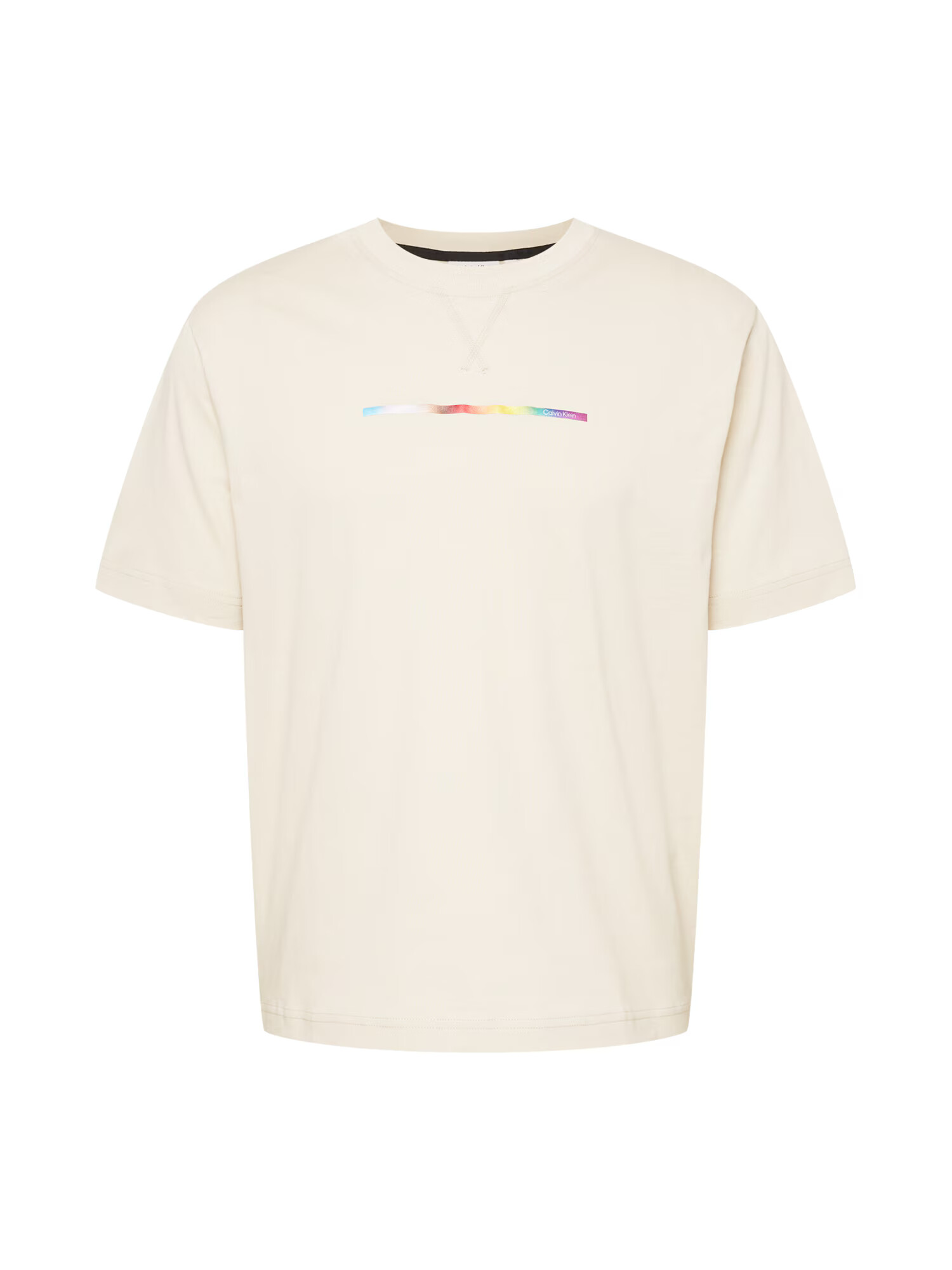 Calvin Klein Tricou 'PRIDE' crem / albastru / galben / lila / roșu - Pled.ro