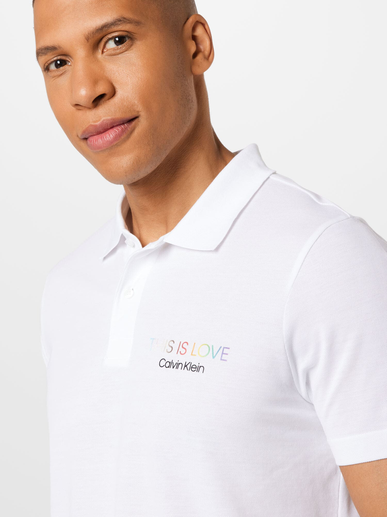 Calvin Klein Tricou 'PRIDE LOVE' galben / portocaliu / roșu / negru / alb - Pled.ro