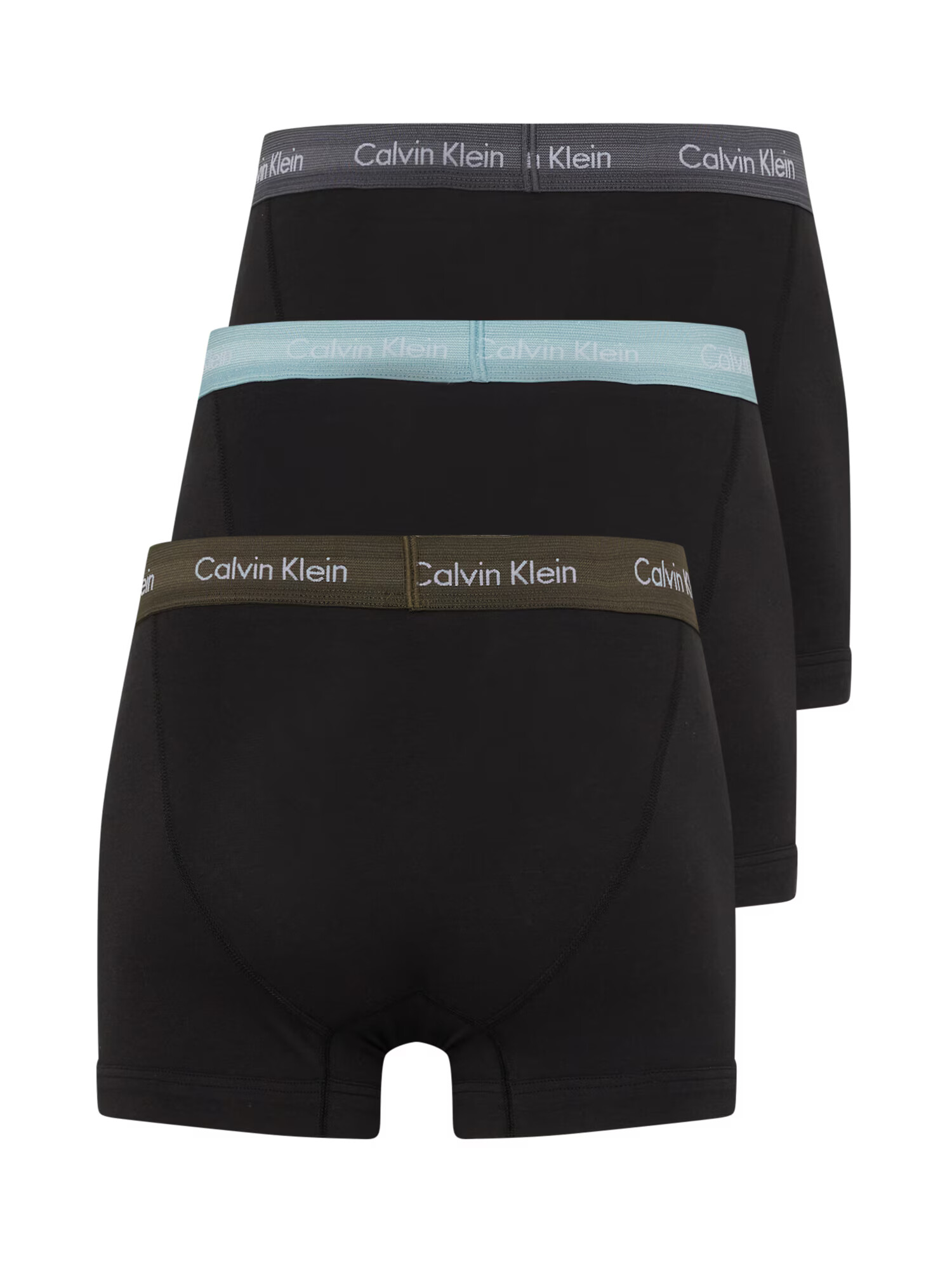 Calvin Klein Underwear Boxeri albastru deschis / gri închis / kaki / negru - Pled.ro