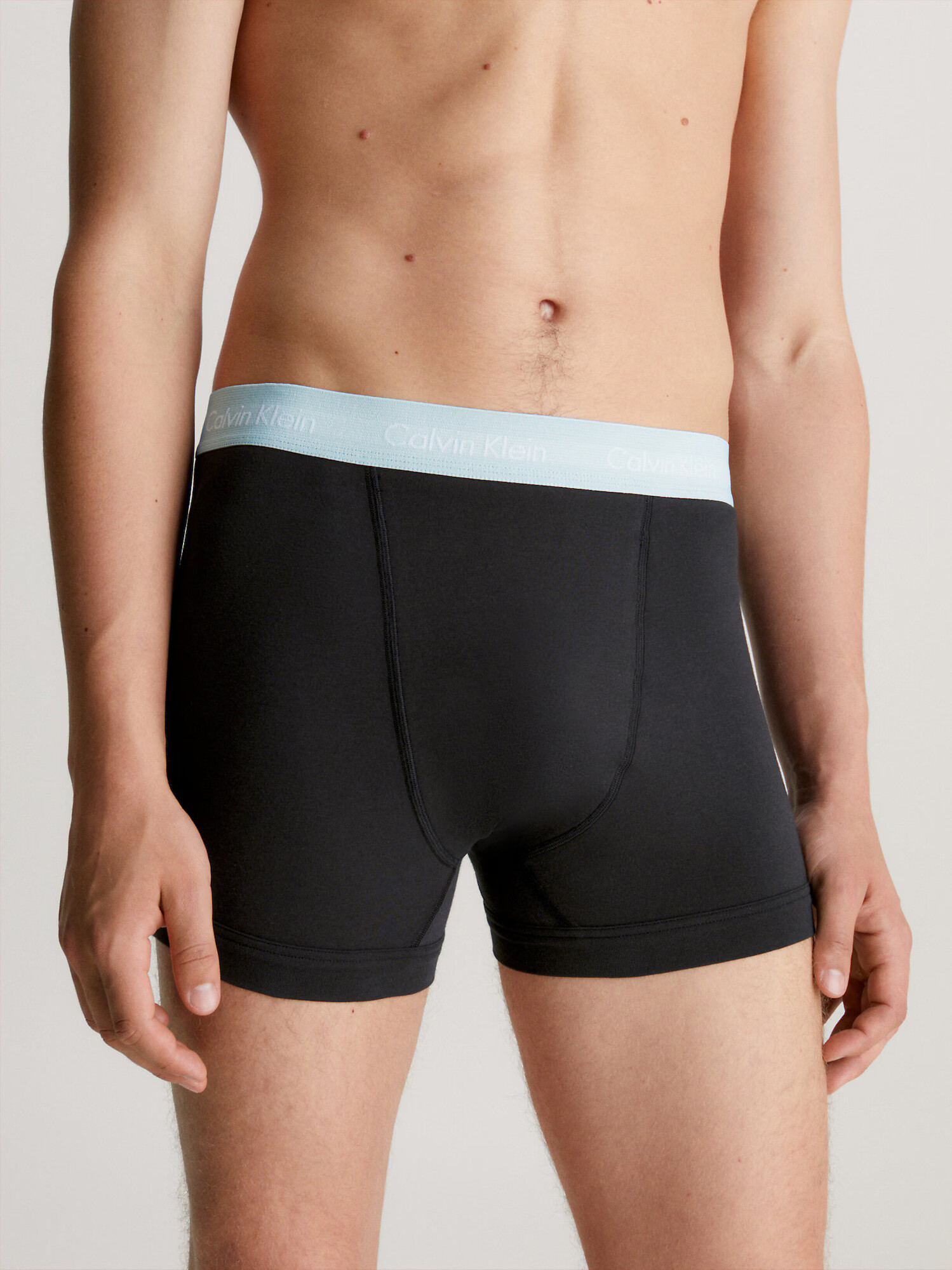 Calvin Klein Underwear Boxeri albastru pastel / gri / oliv / negru - Pled.ro