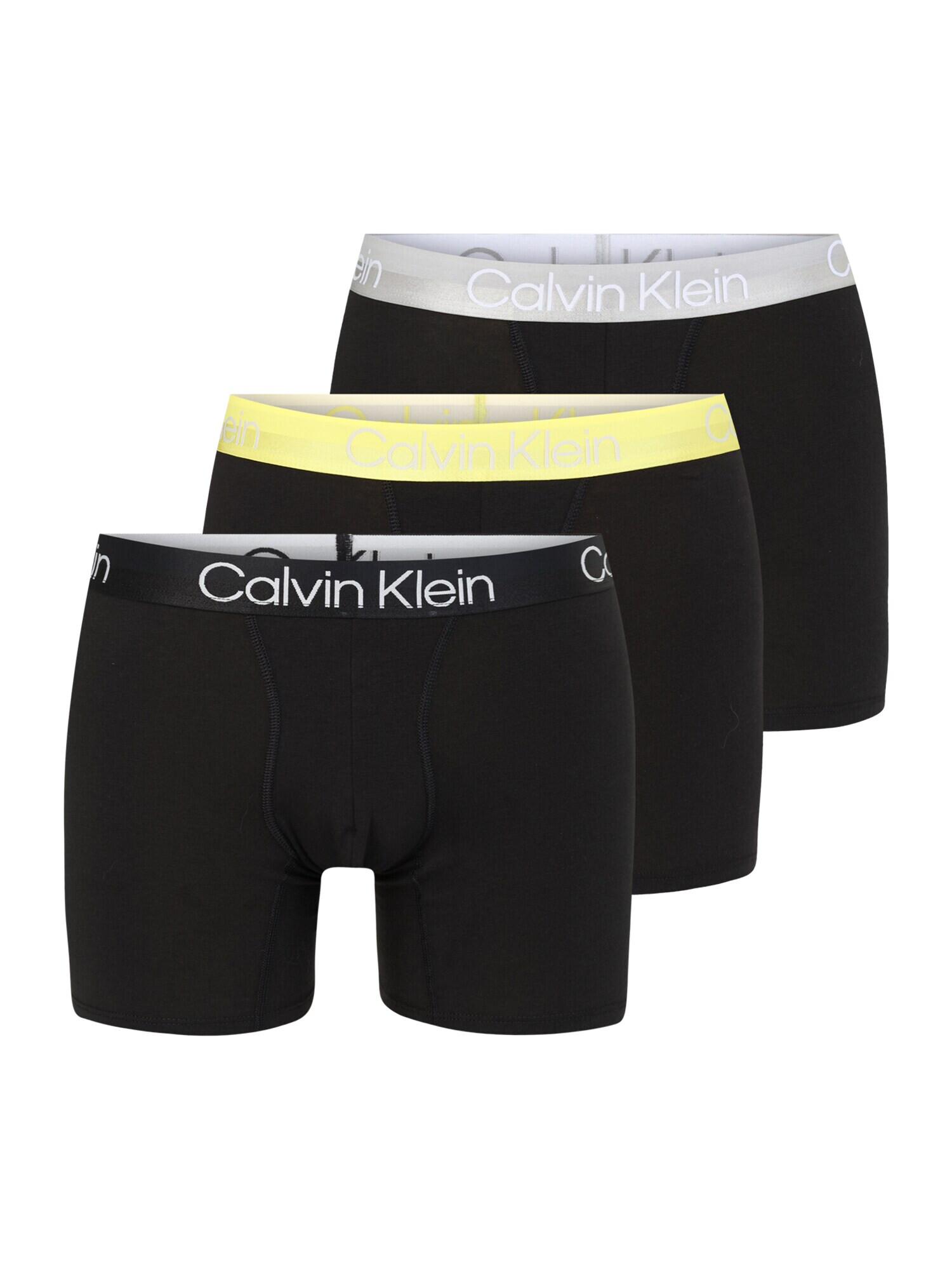 Calvin Klein Underwear Boxeri galben deschis / gri / negru / alb - Pled.ro