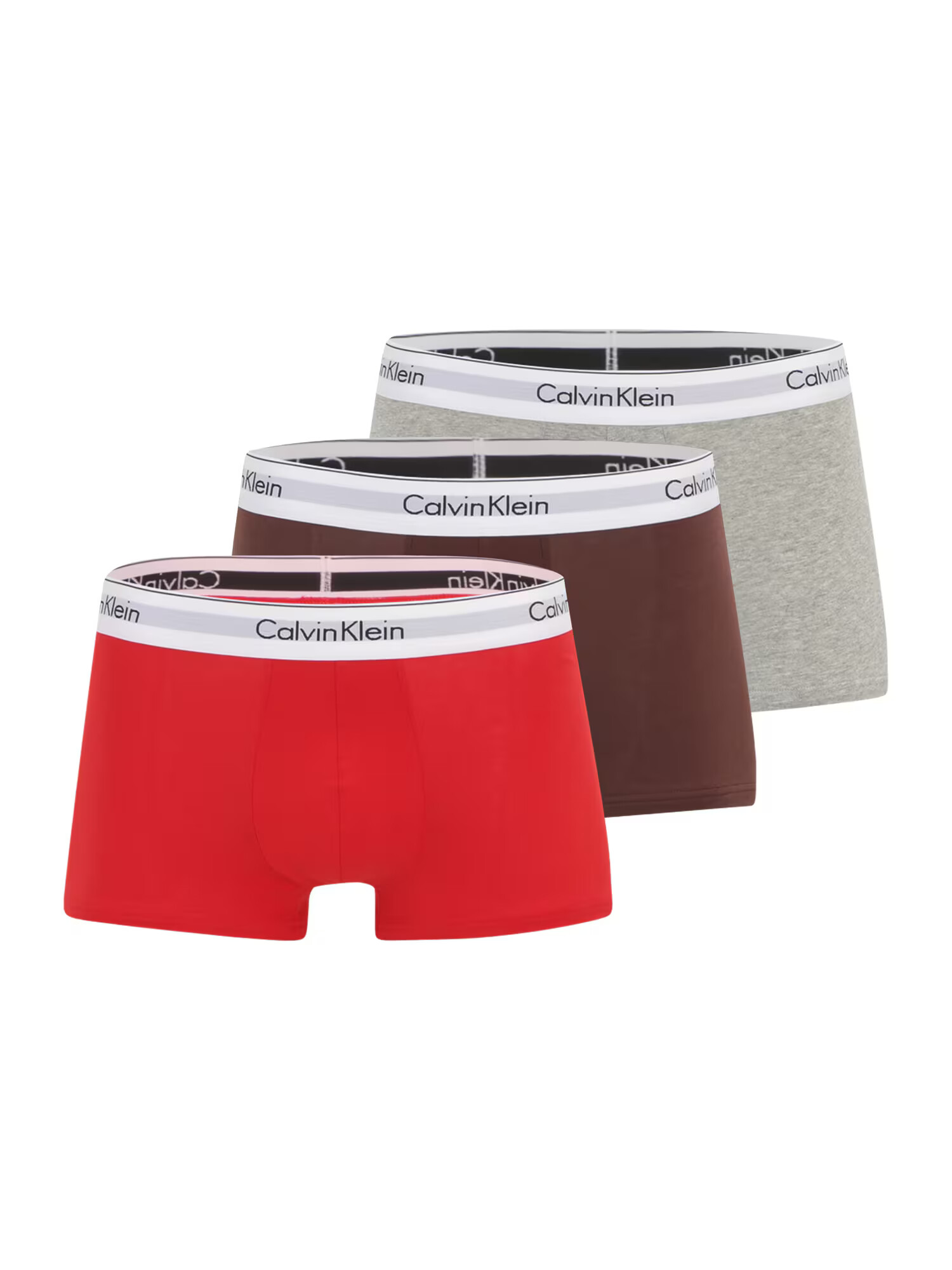 Calvin Klein Underwear Boxeri gri amestecat / mov mură / roz - Pled.ro