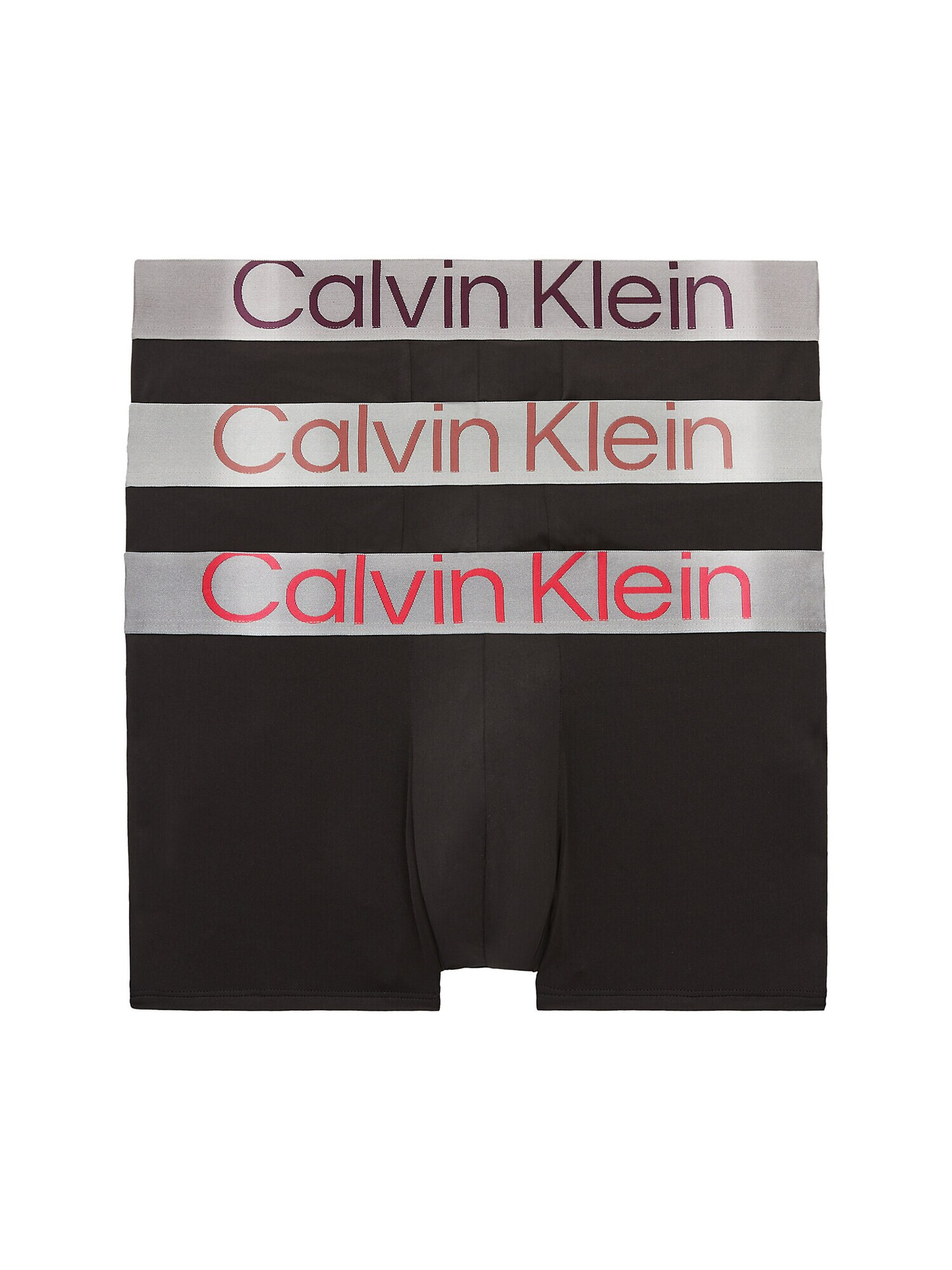 Calvin Klein Underwear Boxeri gri / mov prună / roșu / negru - Pled.ro