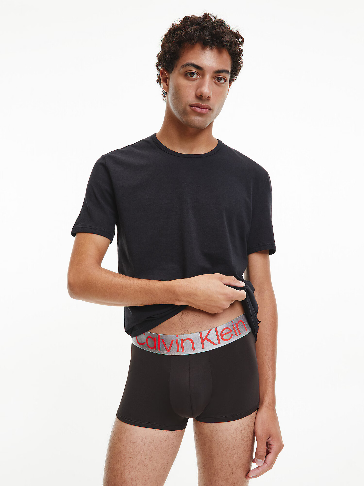 Calvin Klein Underwear Boxeri gri / mov prună / roșu / negru - Pled.ro